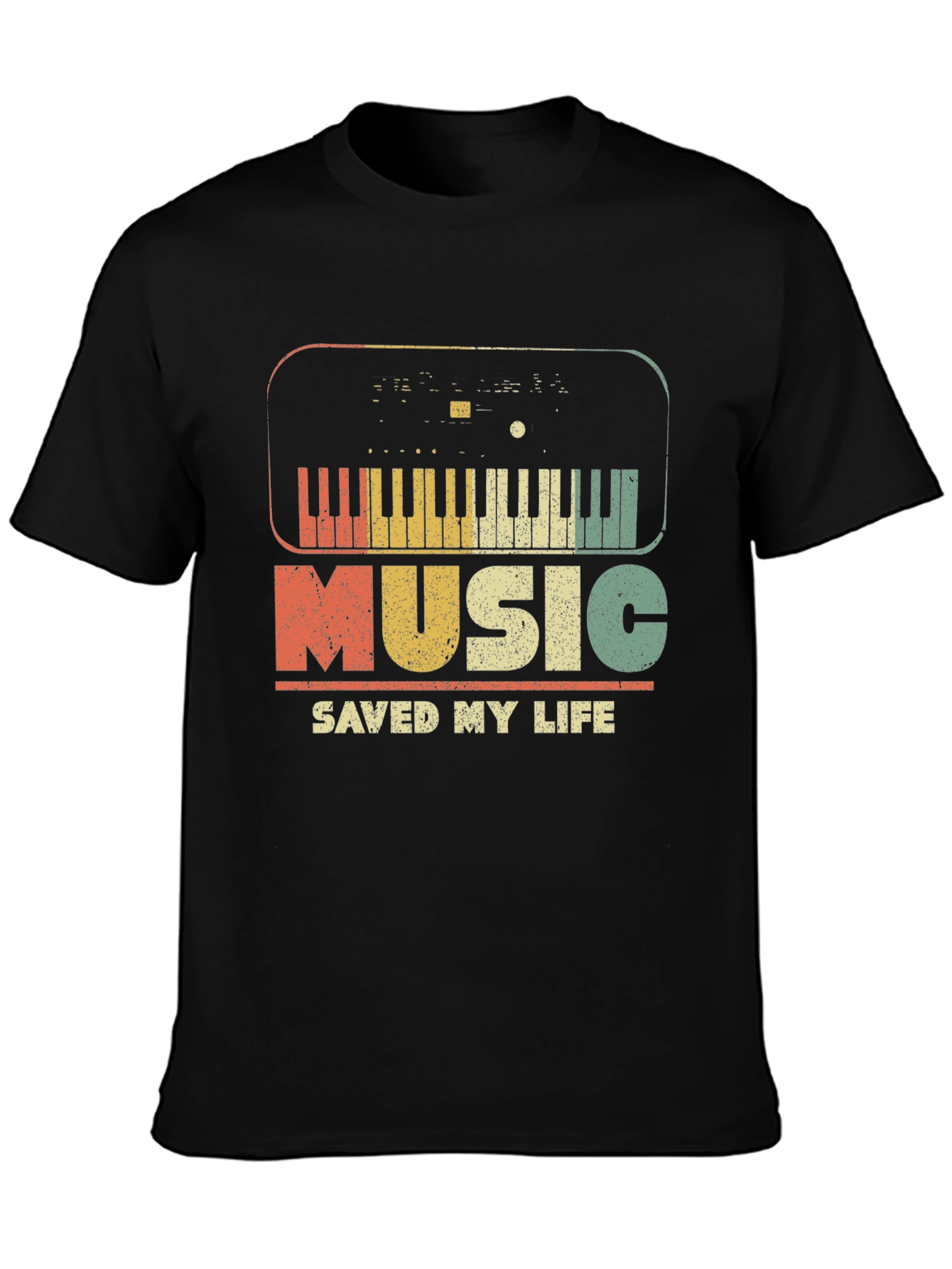 Music Saved My Life Retro T-Shirt