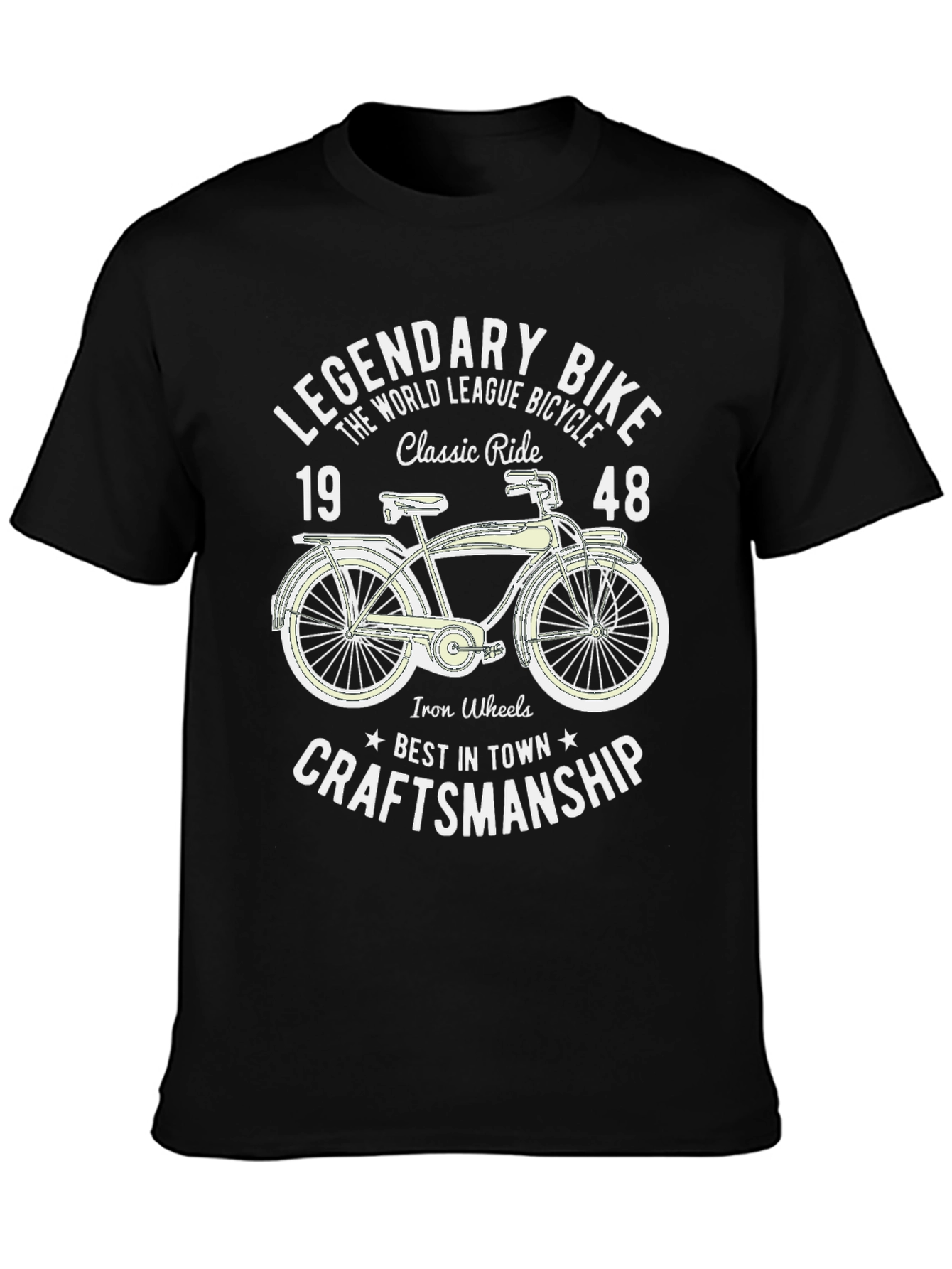 Legendary Bike T-Shirt - Classic Bicycle Graphic Tee