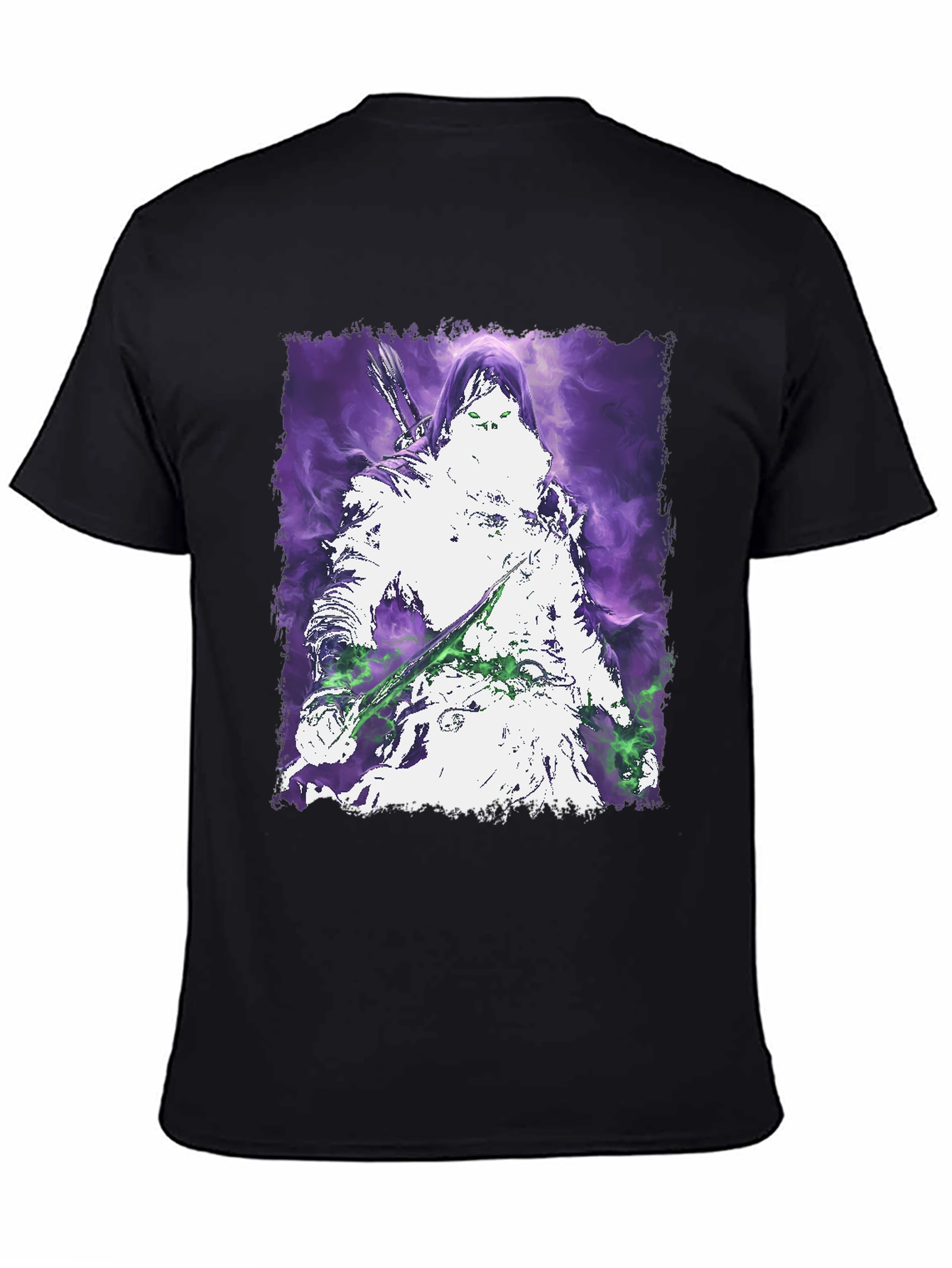 Mystic Warrior Graphic Tee - Black