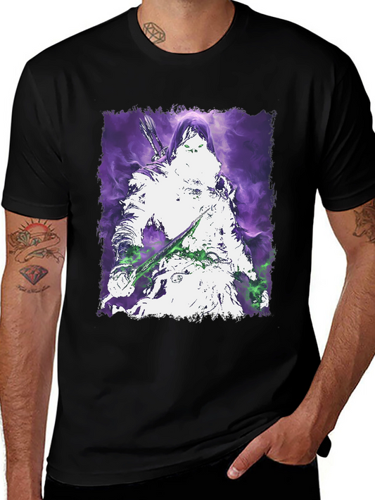 Mystic Warrior Graphic Tee - Black
