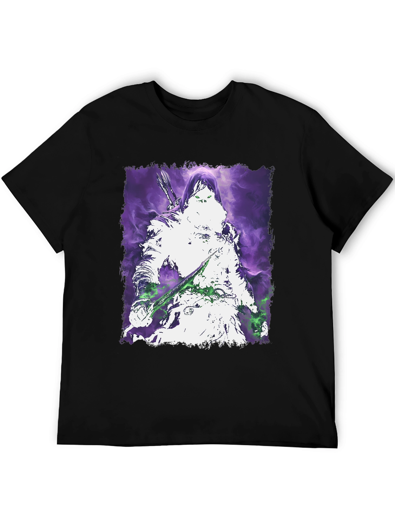 Mystic Warrior Graphic Tee - Black