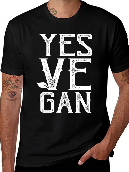 Yes Vegan T-Shirt - Plant Based Lifestyle Tee
