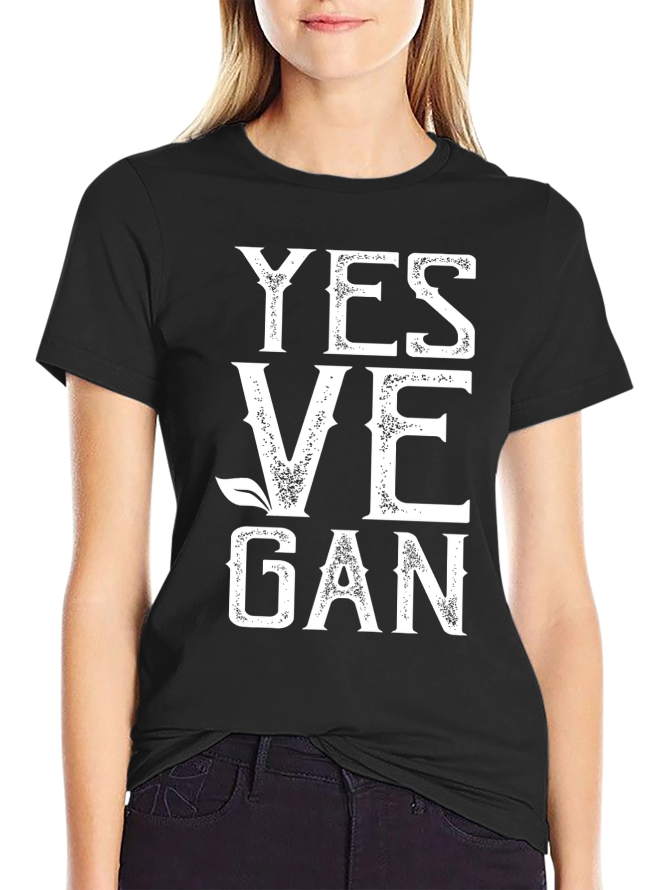 Yes Vegan T-Shirt - Plant Based Lifestyle Tee