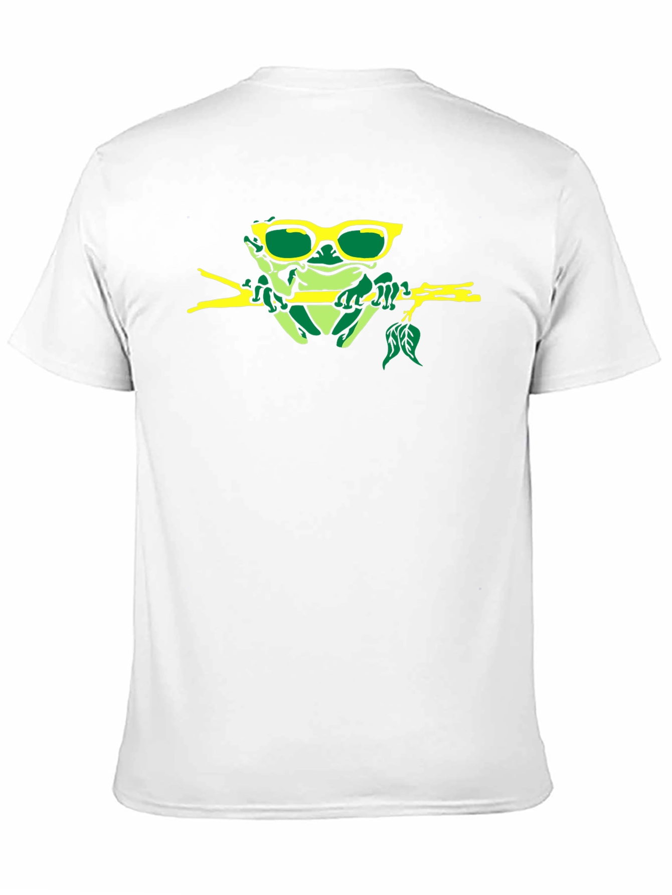 Cool Frog on a Branch Graphic Tee