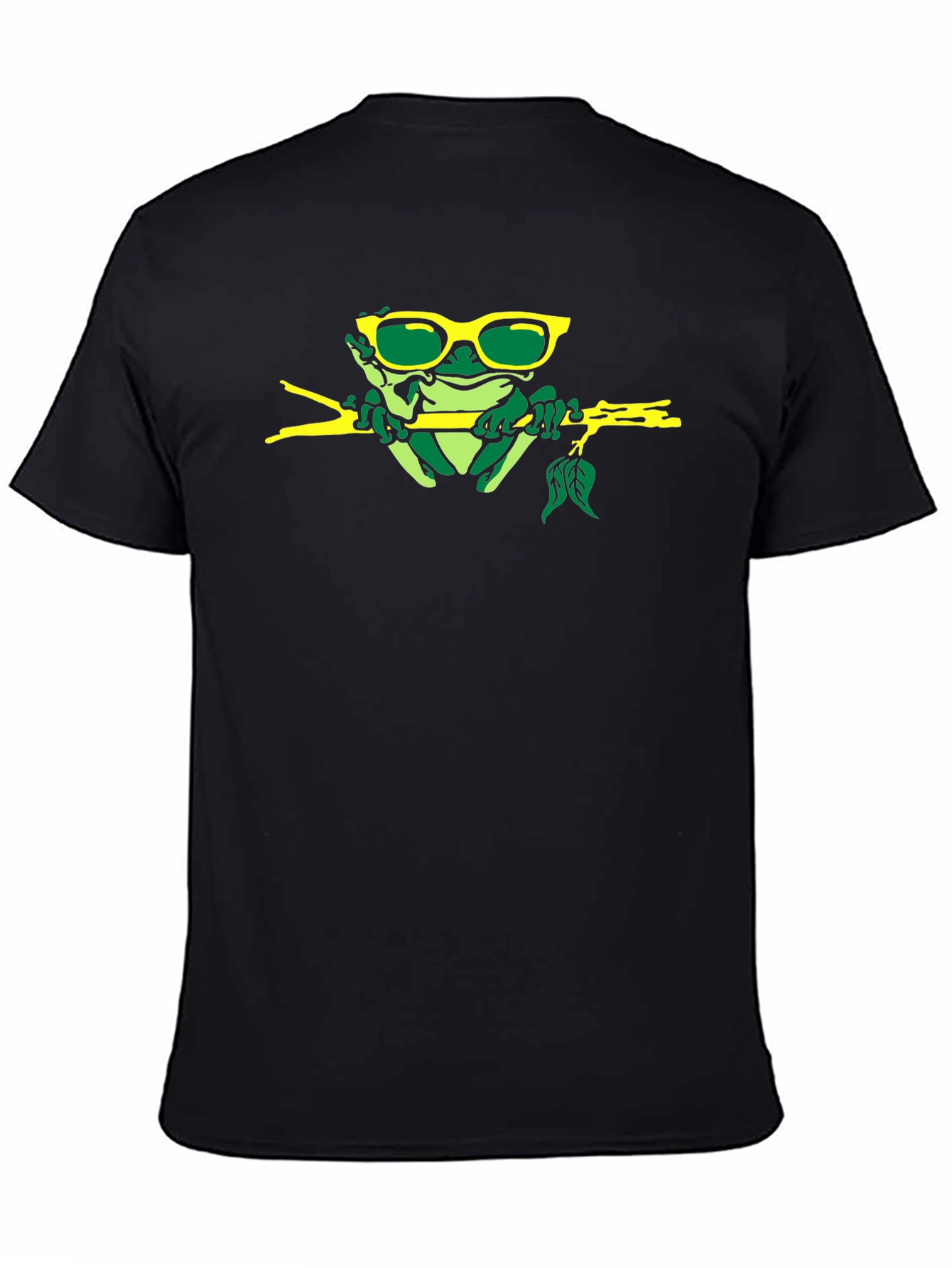 Cool Frog on a Branch Graphic Tee