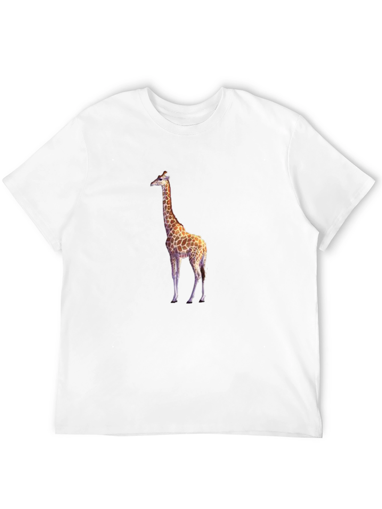 Giraffe Graphic Black T-Shirt