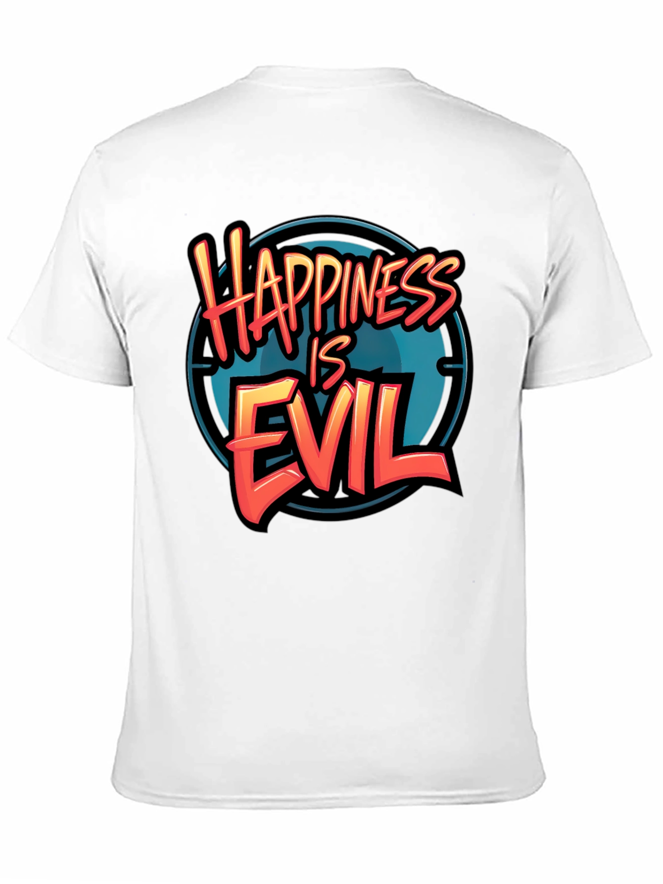 Happiness is Evil T-Shirt - Graphic Tee