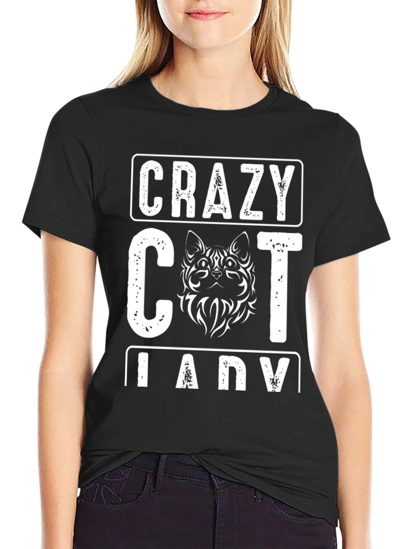 Crazy Cat Lady T-Shirt - Novelty Graphic Tee