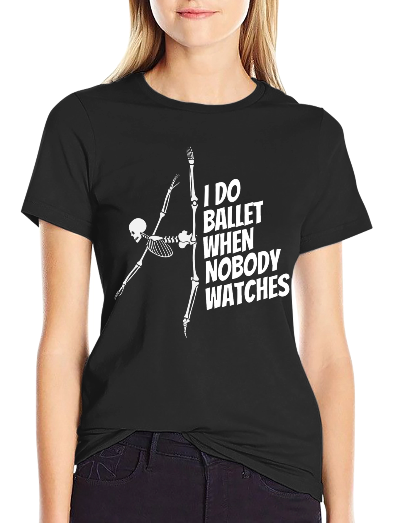Skeleton Ballet T-Shirt - Dance When Nobody Watches