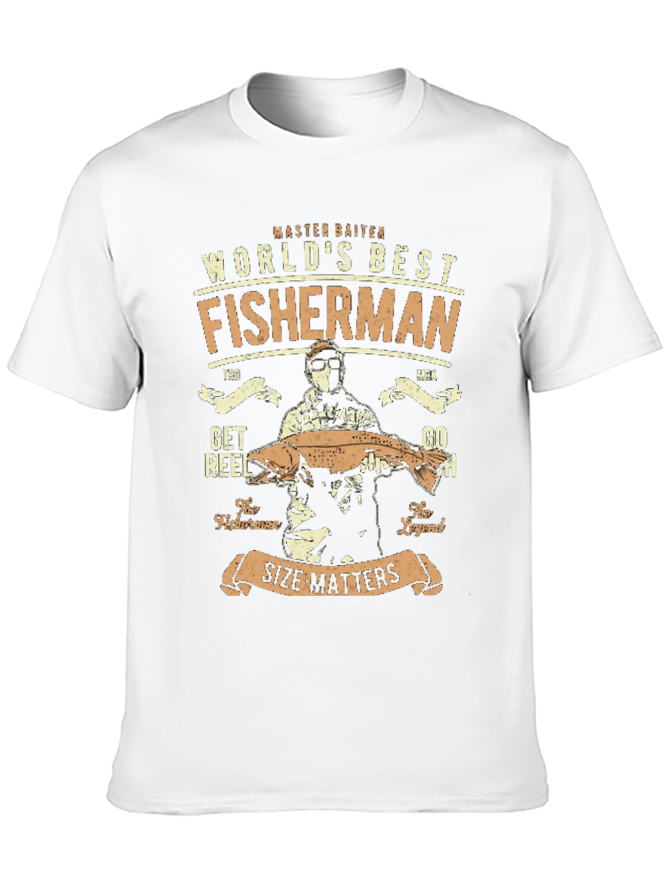 Worlds Best Fisherman T-Shirt - Master Baiter Tee