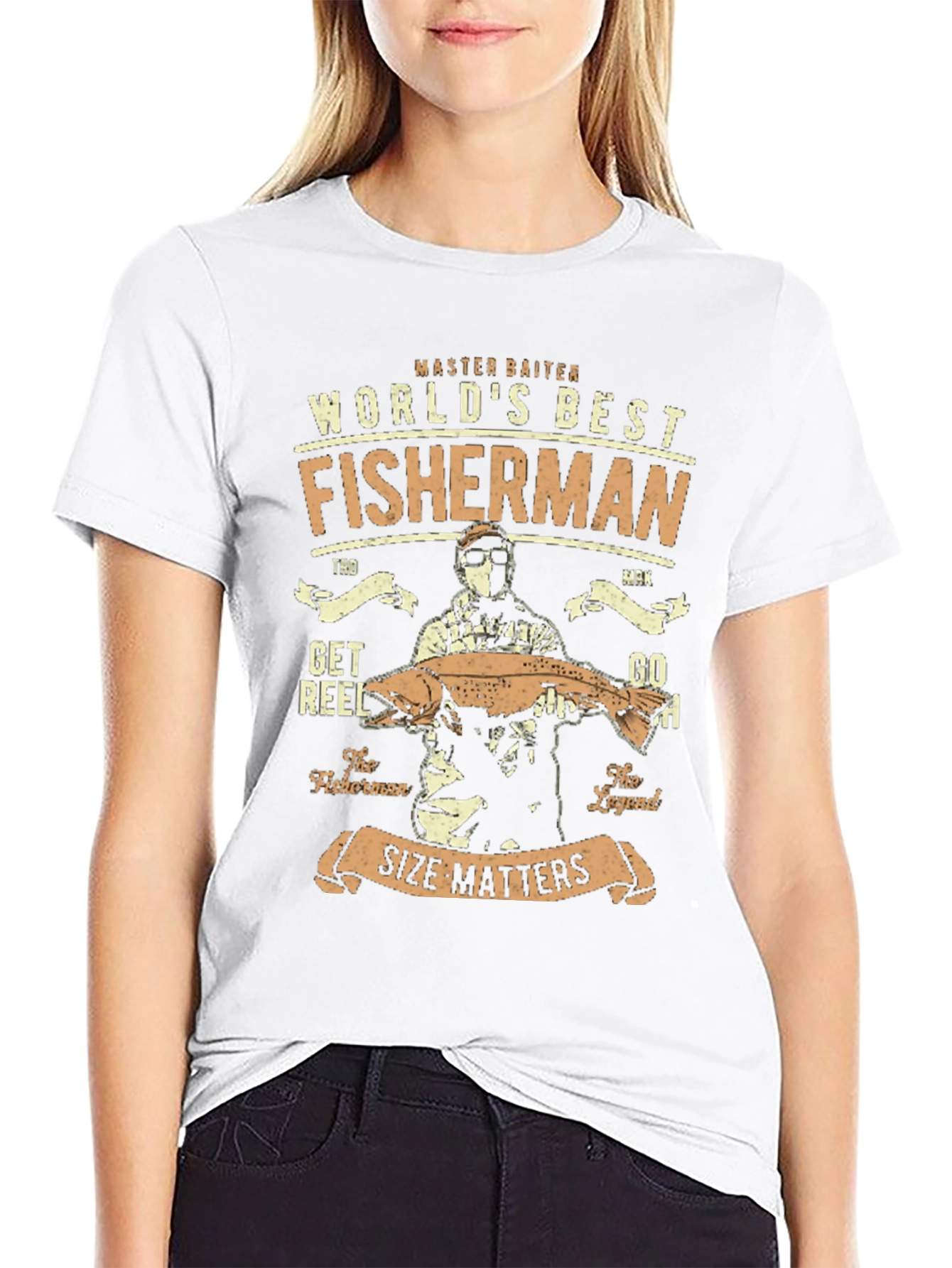 Worlds Best Fisherman T-Shirt - Master Baiter Tee