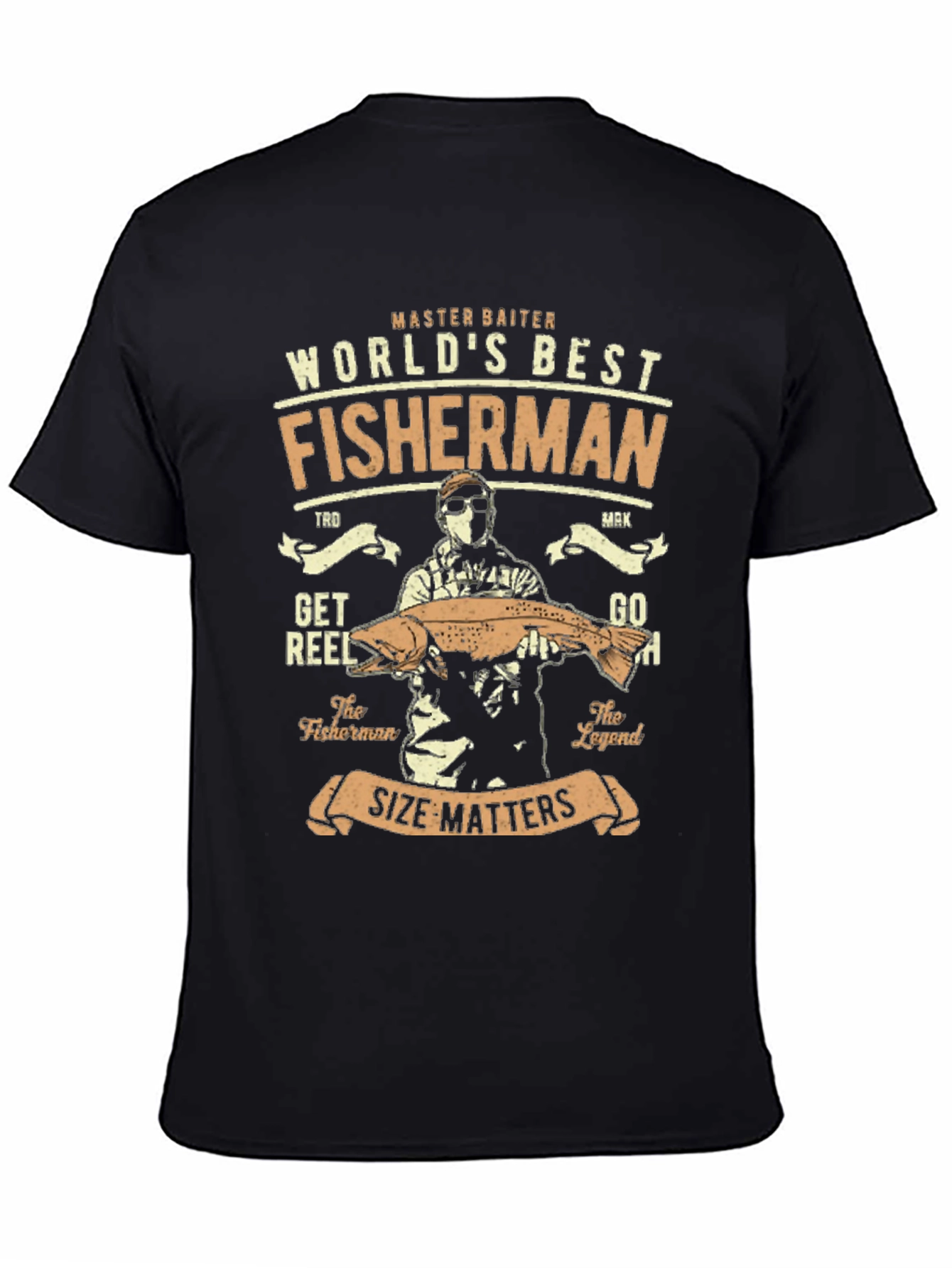 Worlds Best Fisherman T-Shirt - Master Baiter Tee