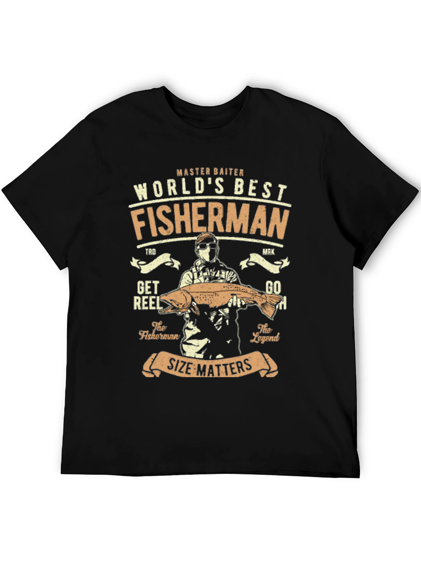Worlds Best Fisherman T-Shirt - Master Baiter Tee