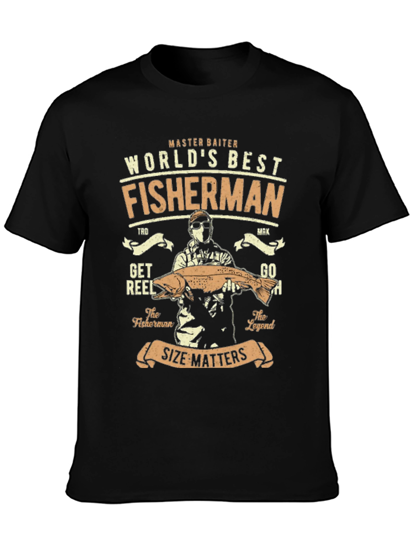 Worlds Best Fisherman T-Shirt - Master Baiter Tee