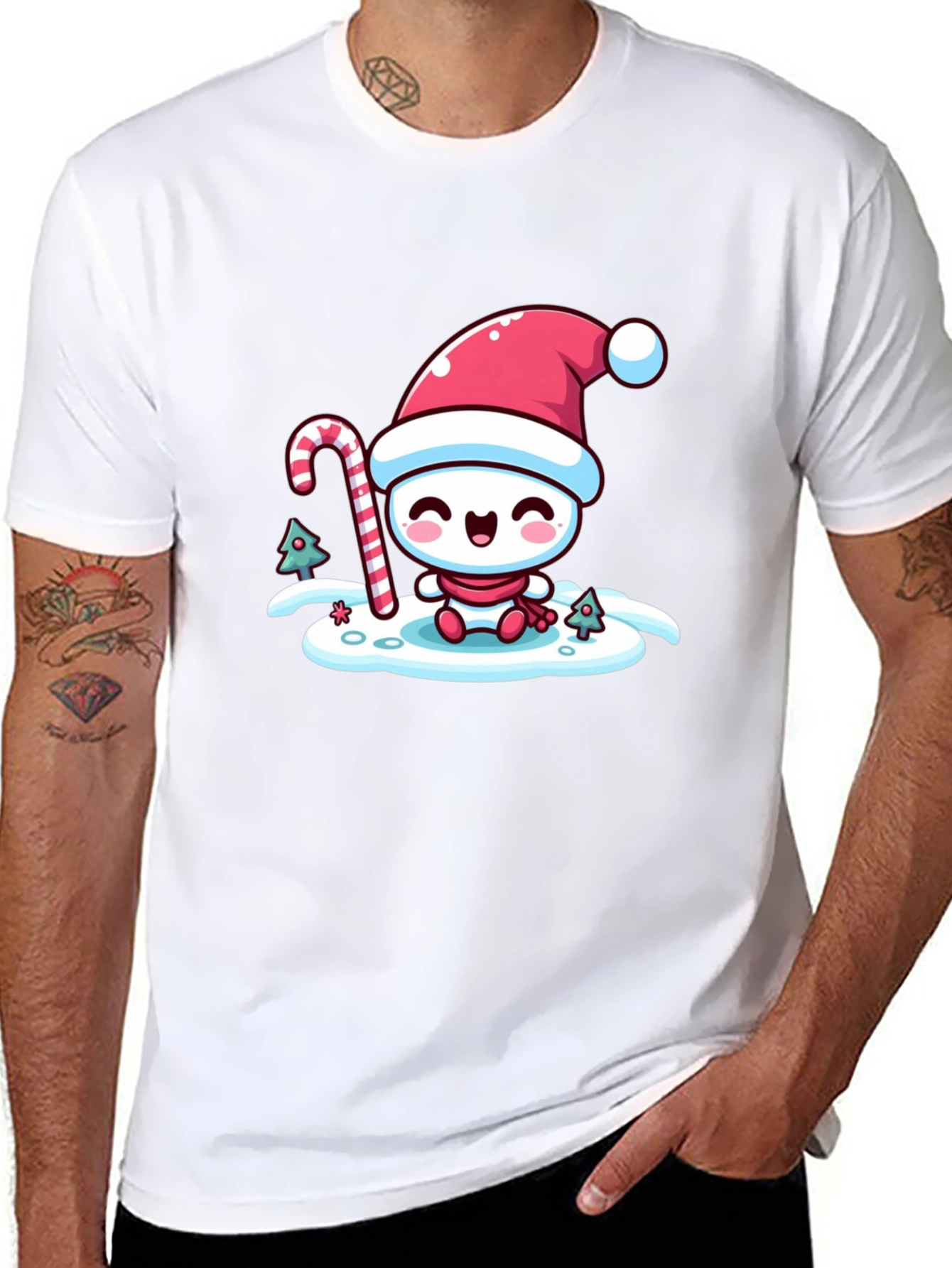 Cute Kawaii Christmas Character T-Shirt