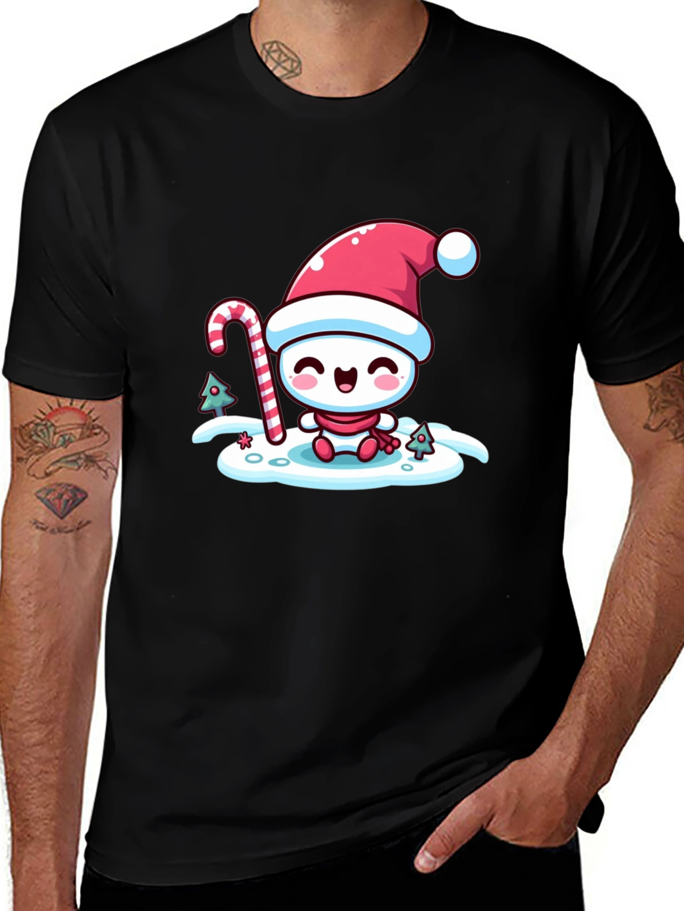 Cute Kawaii Christmas Character T-Shirt