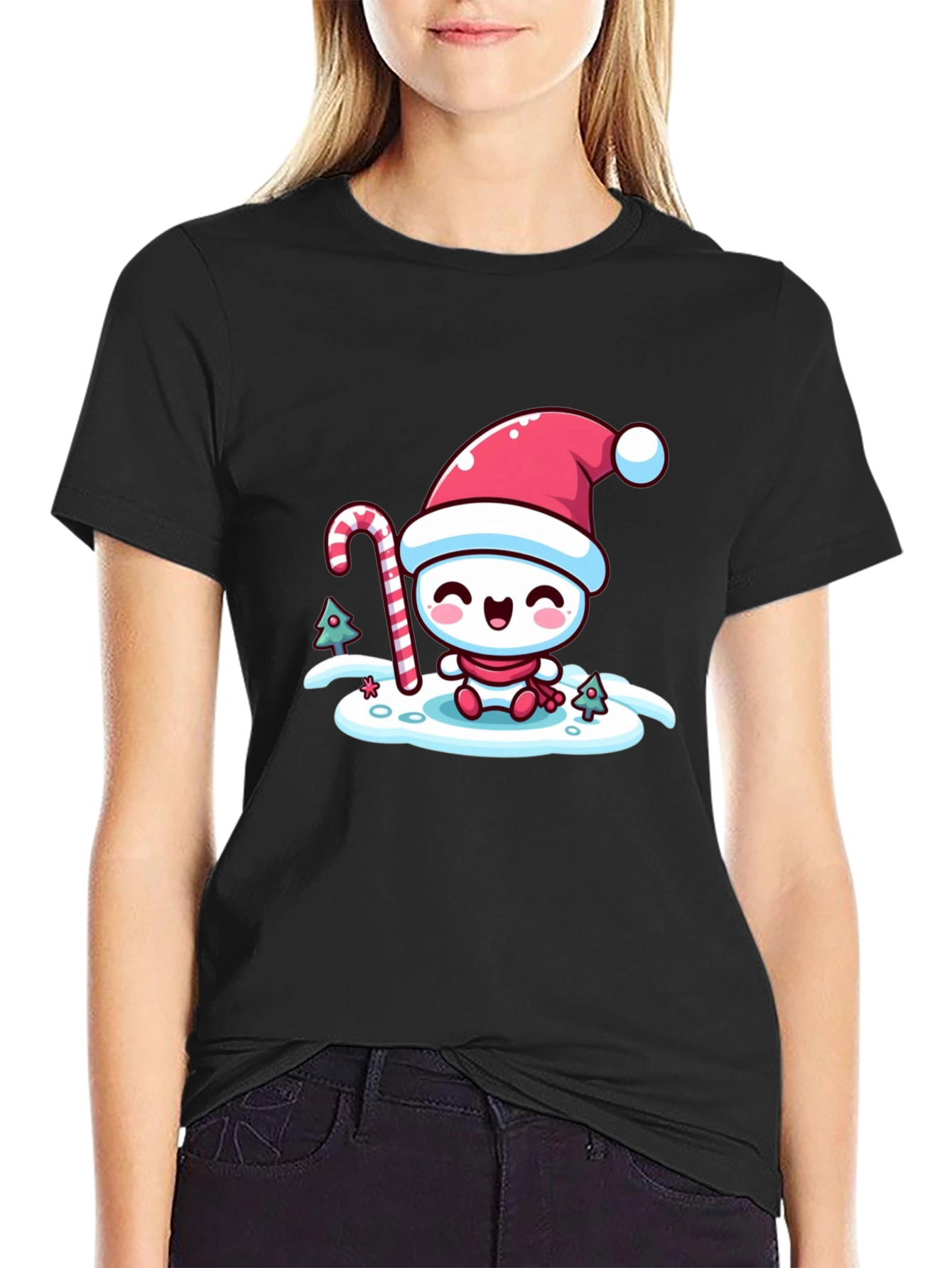 Cute Kawaii Christmas Character T-Shirt