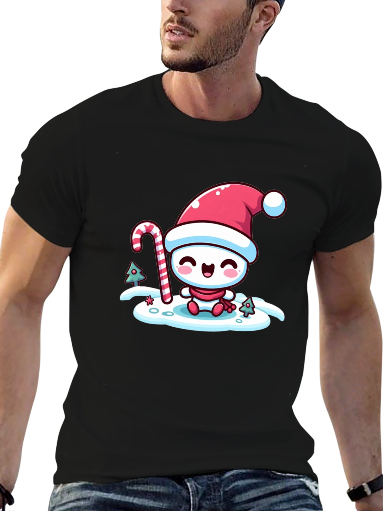 Cute Kawaii Christmas Character T-Shirt