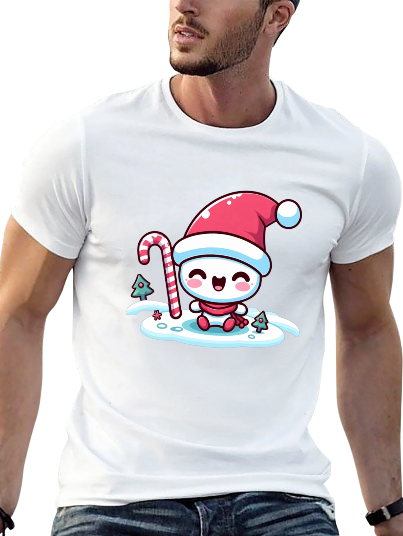 Cute Kawaii Christmas Character T-Shirt