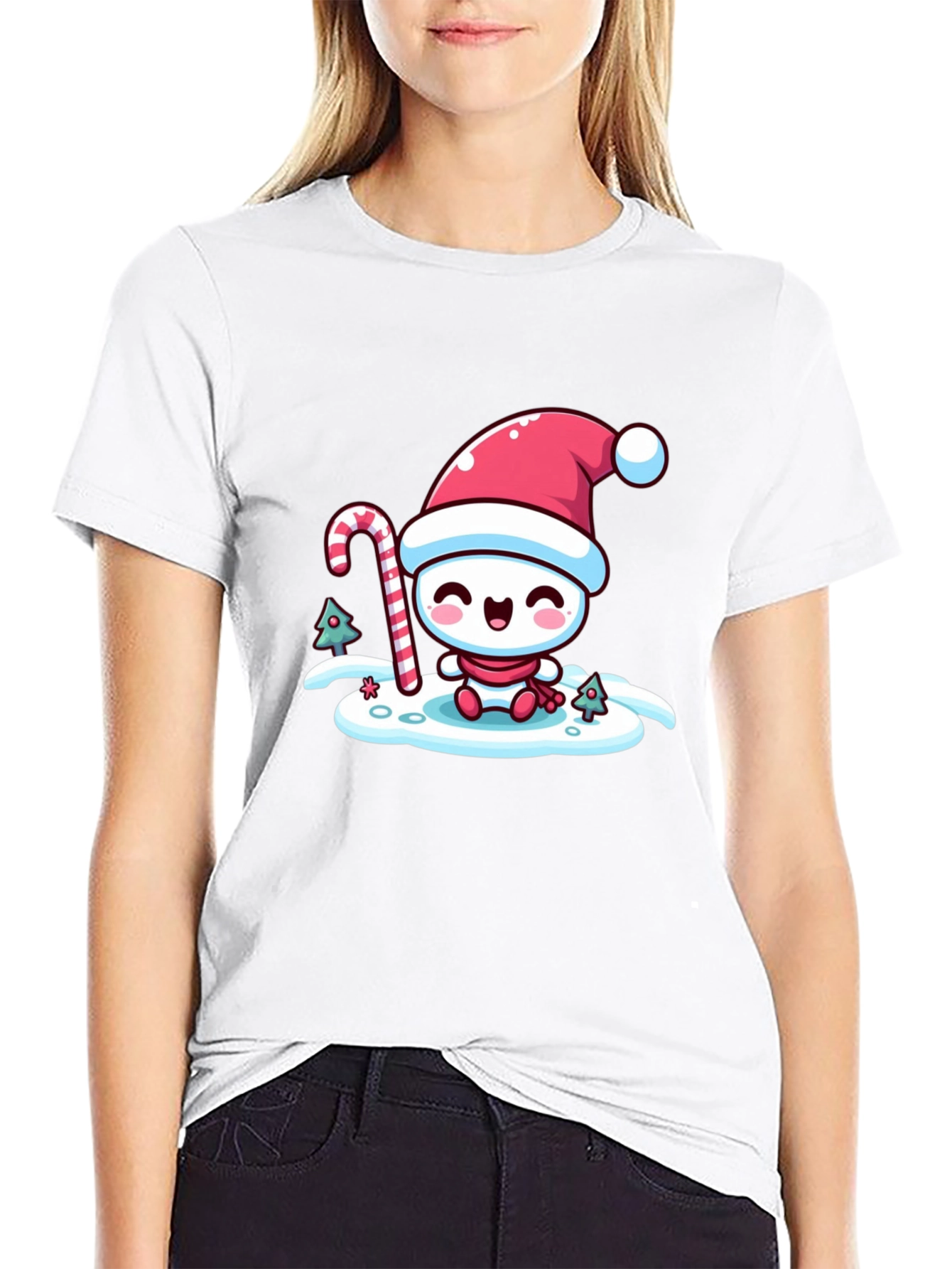 Cute Kawaii Christmas Character T-Shirt