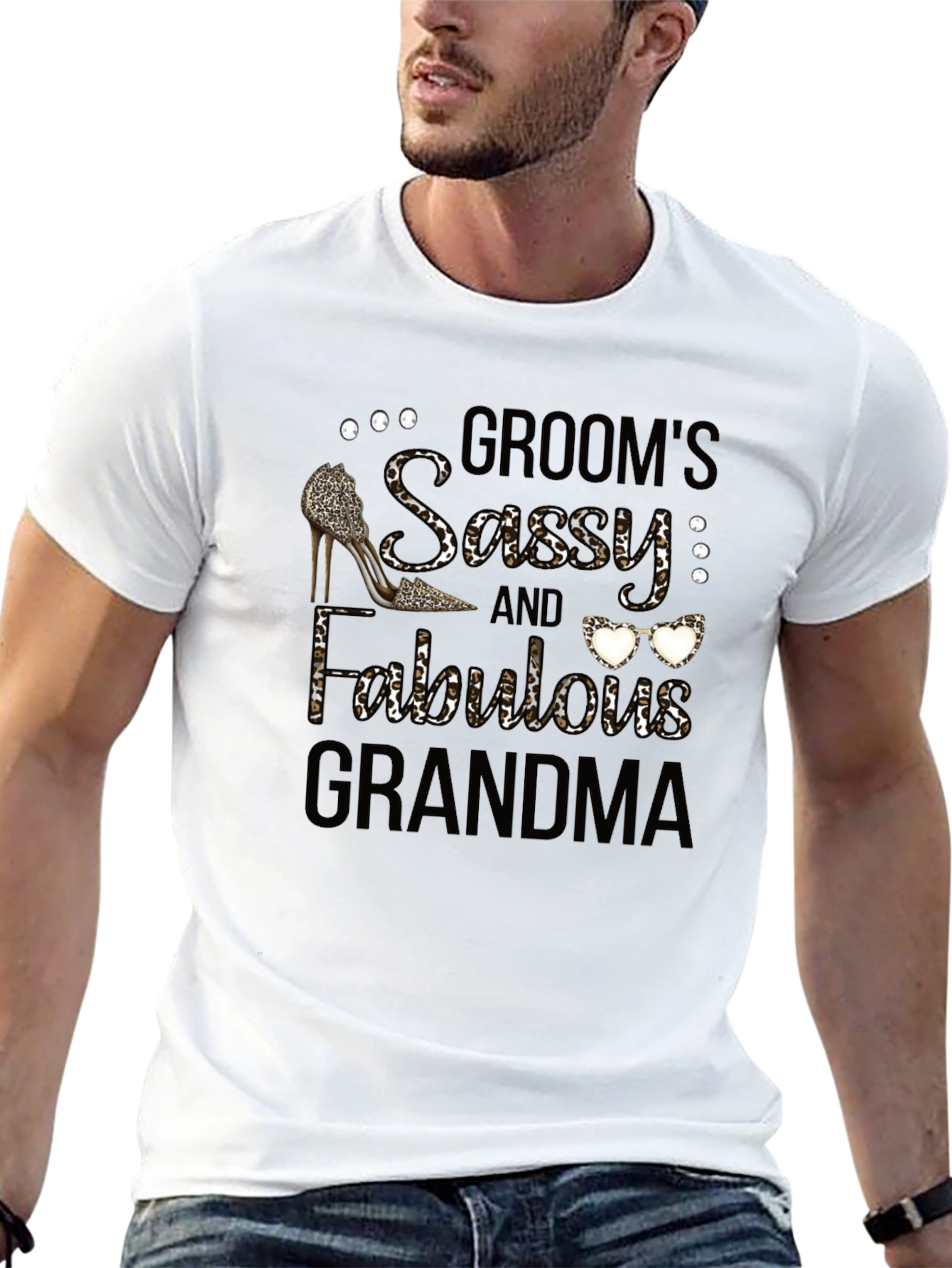 Grooms Sassy and Fabulous Grandma T-Shirt