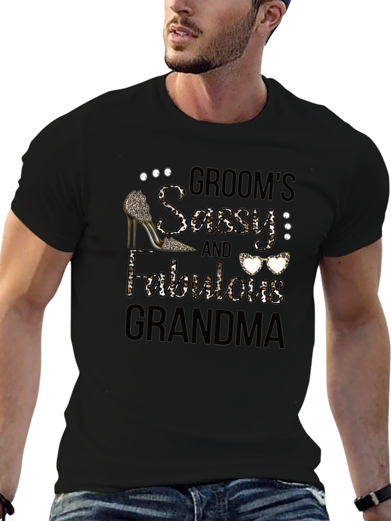 Grooms Sassy and Fabulous Grandma T-Shirt
