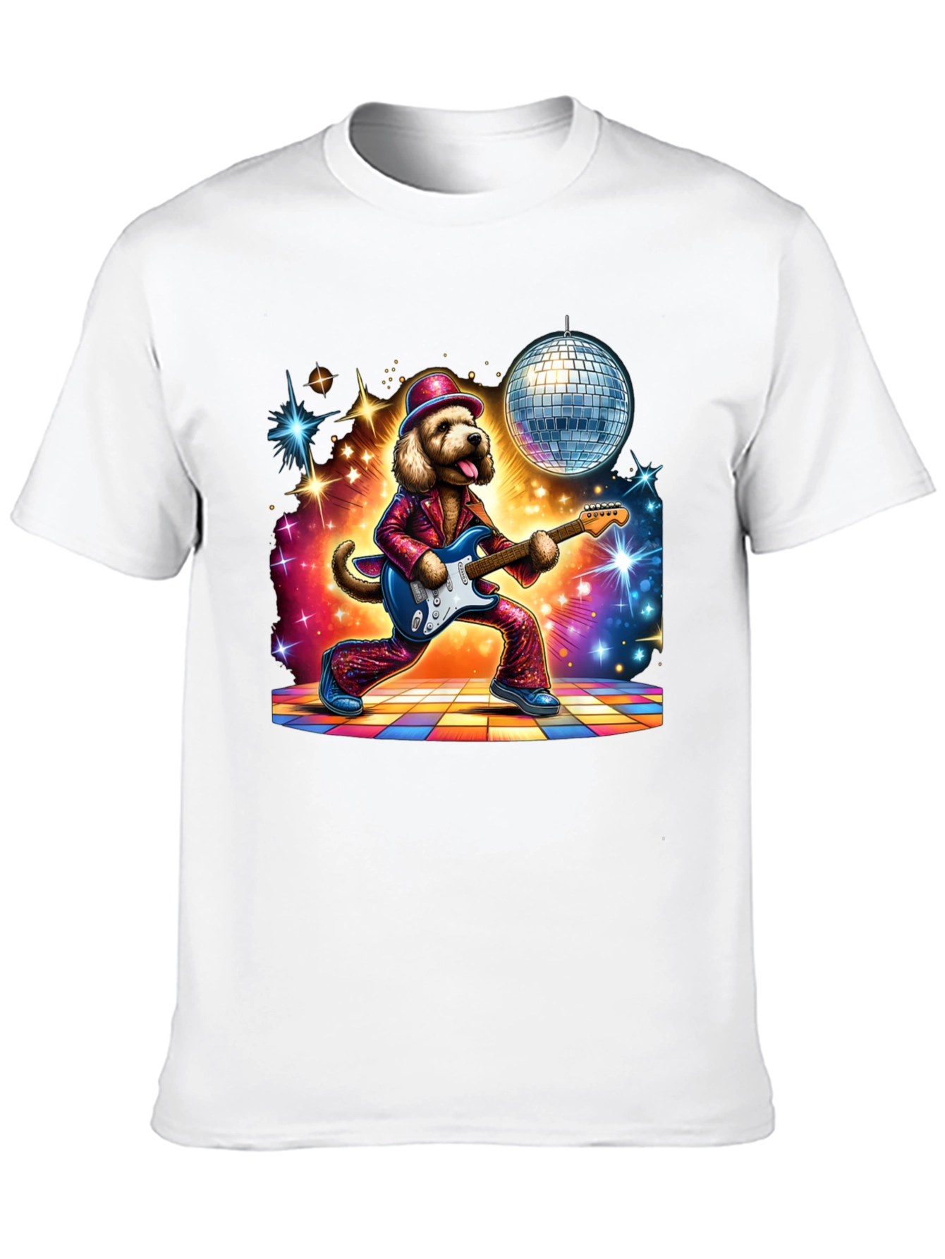 Disco Dog Graphic Tee