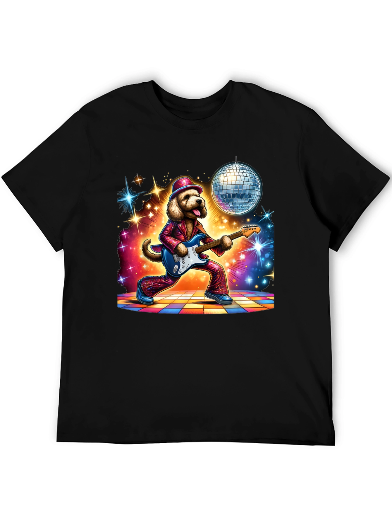 Disco Dog Graphic Tee