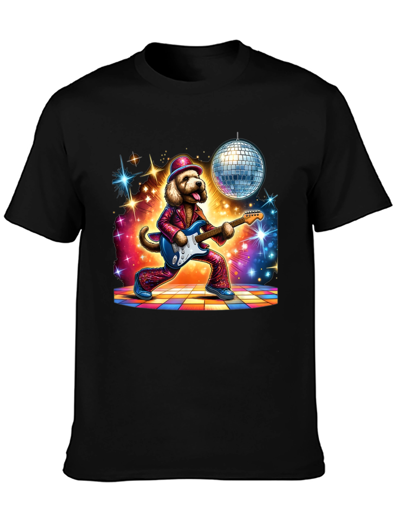 Disco Dog Graphic Tee