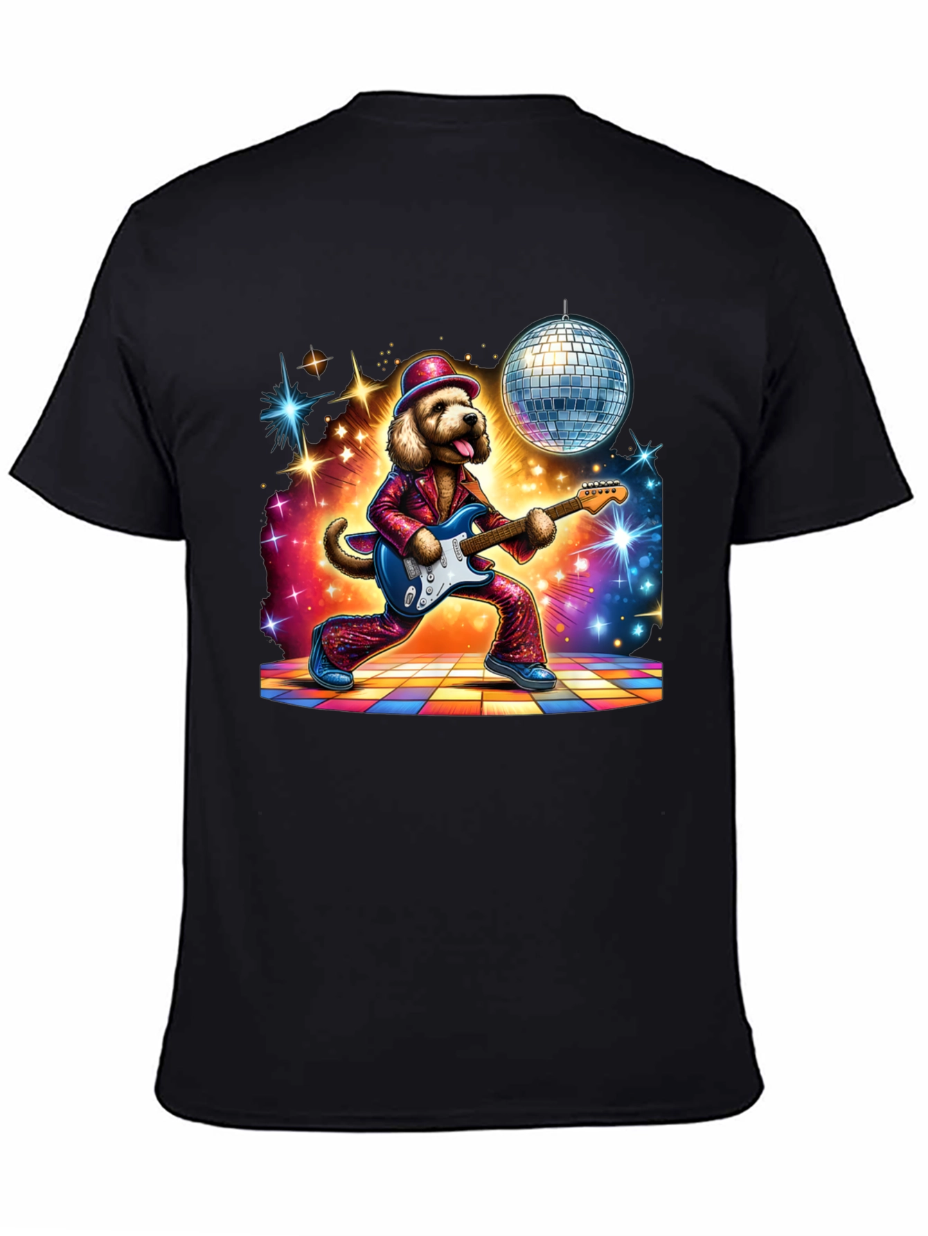 Disco Dog Graphic Tee