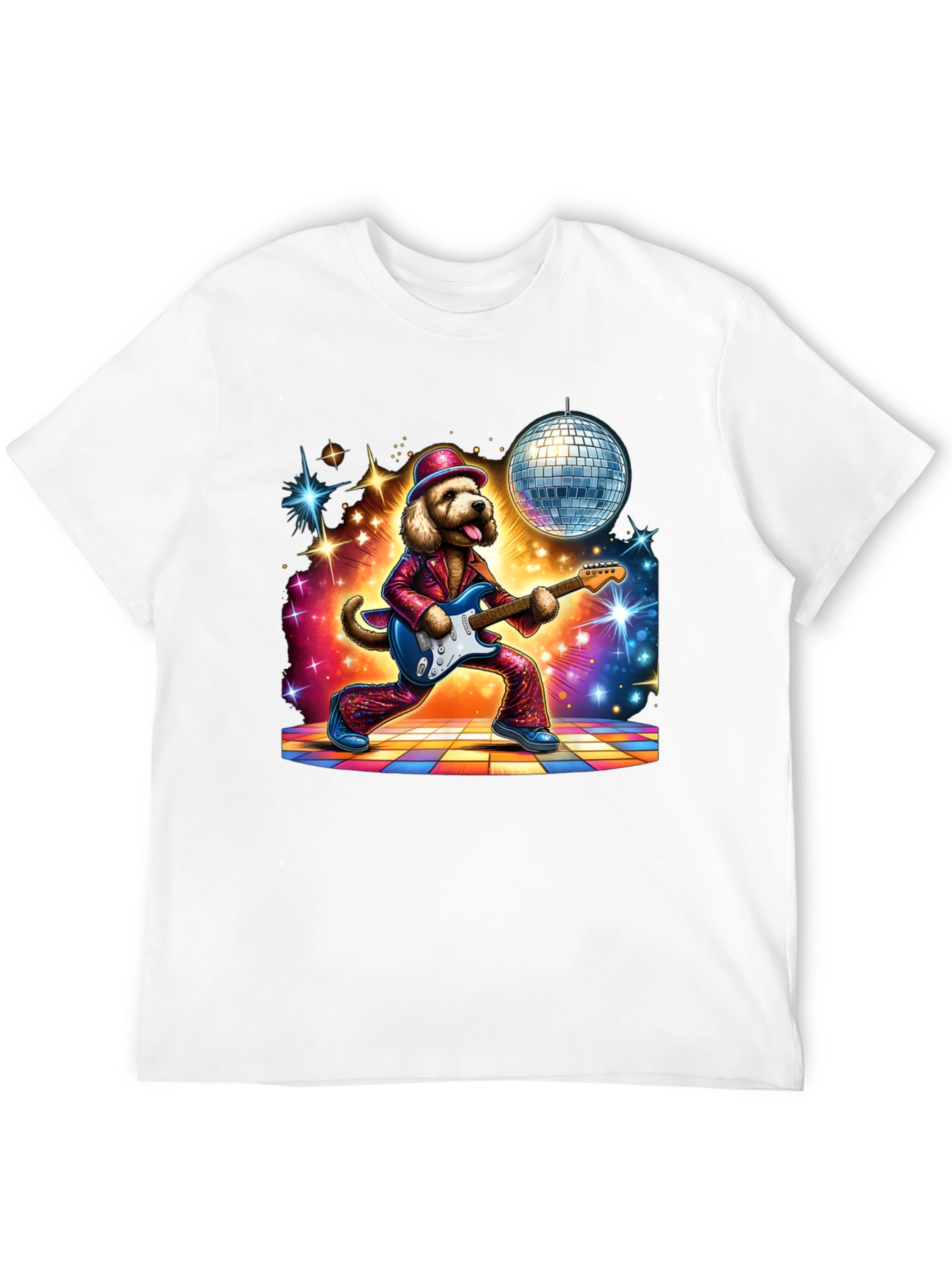 Disco Dog Graphic Tee