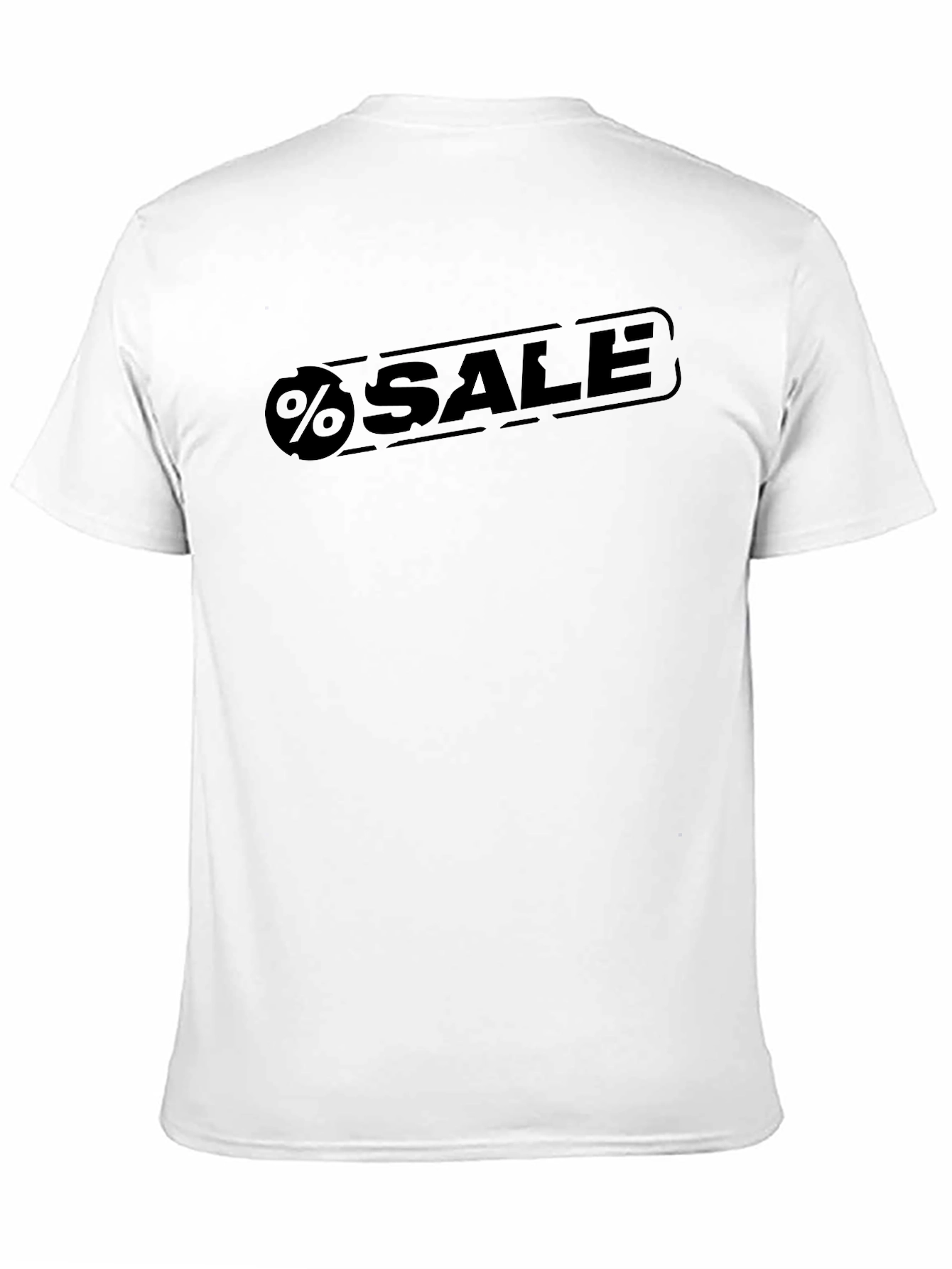 Sale Graphic Tee - Black Cotton Blend