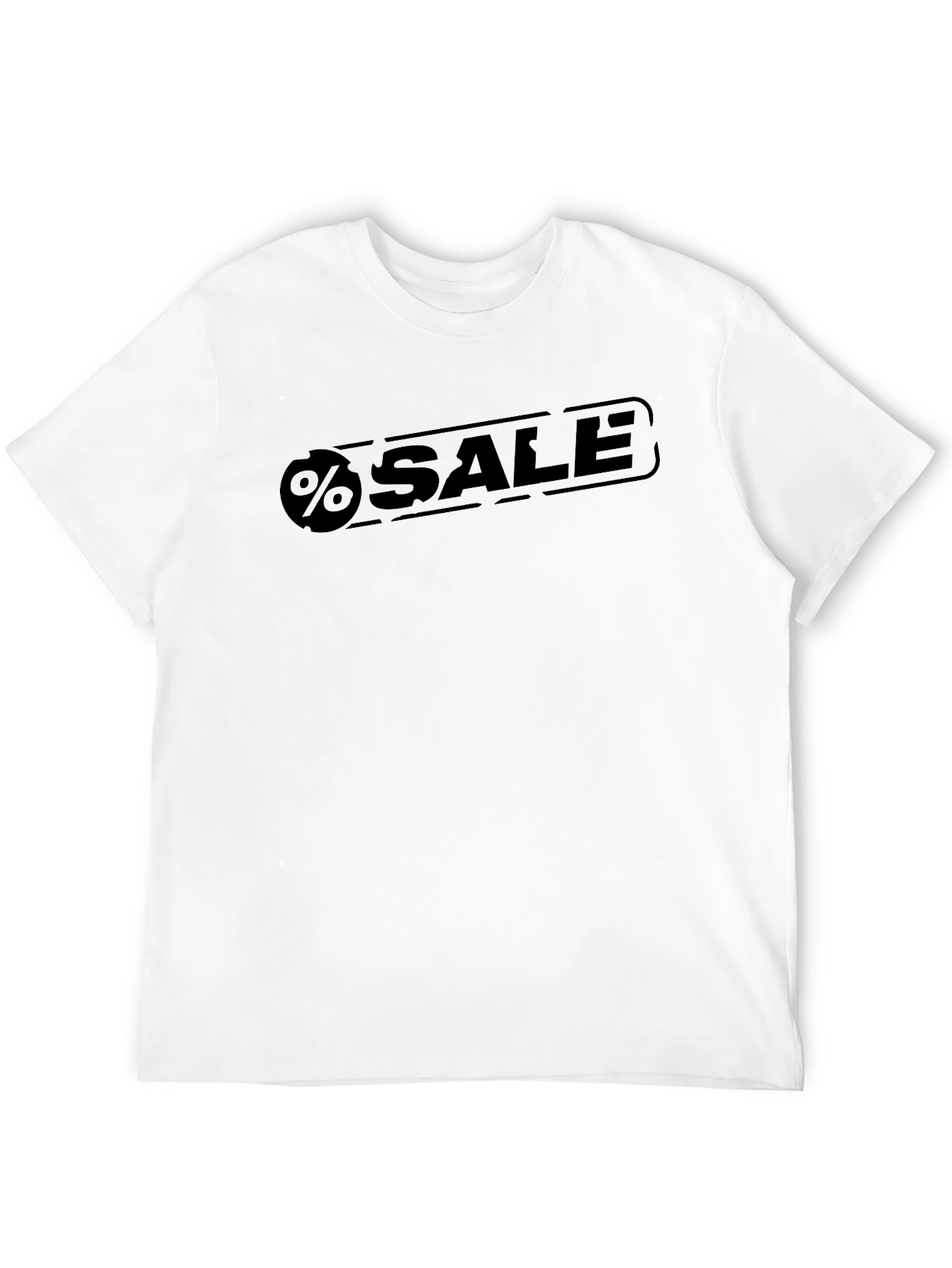 Sale Graphic Tee - Black Cotton Blend