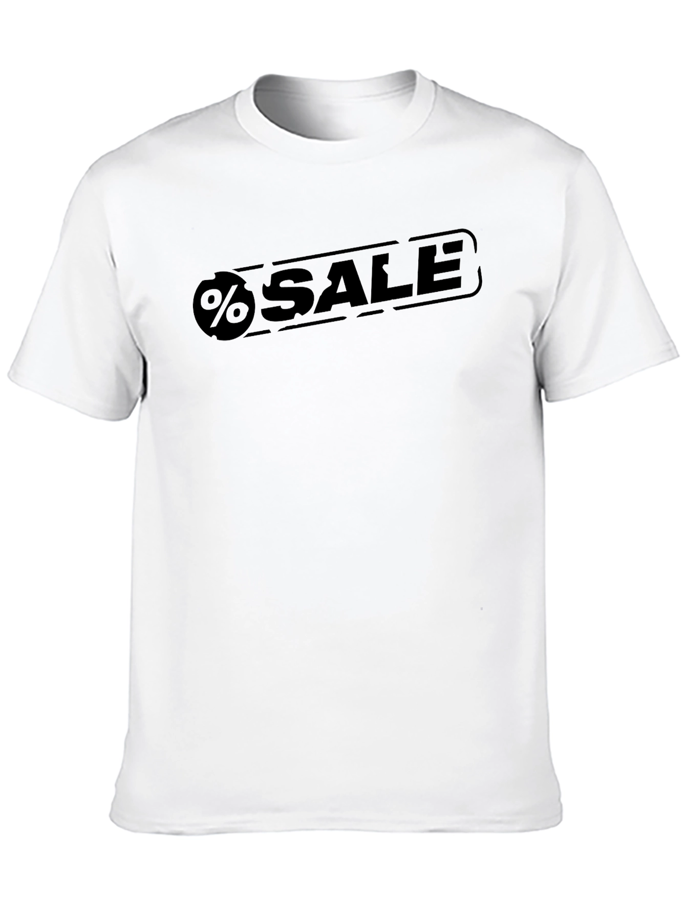 Sale Graphic Tee - Black Cotton Blend