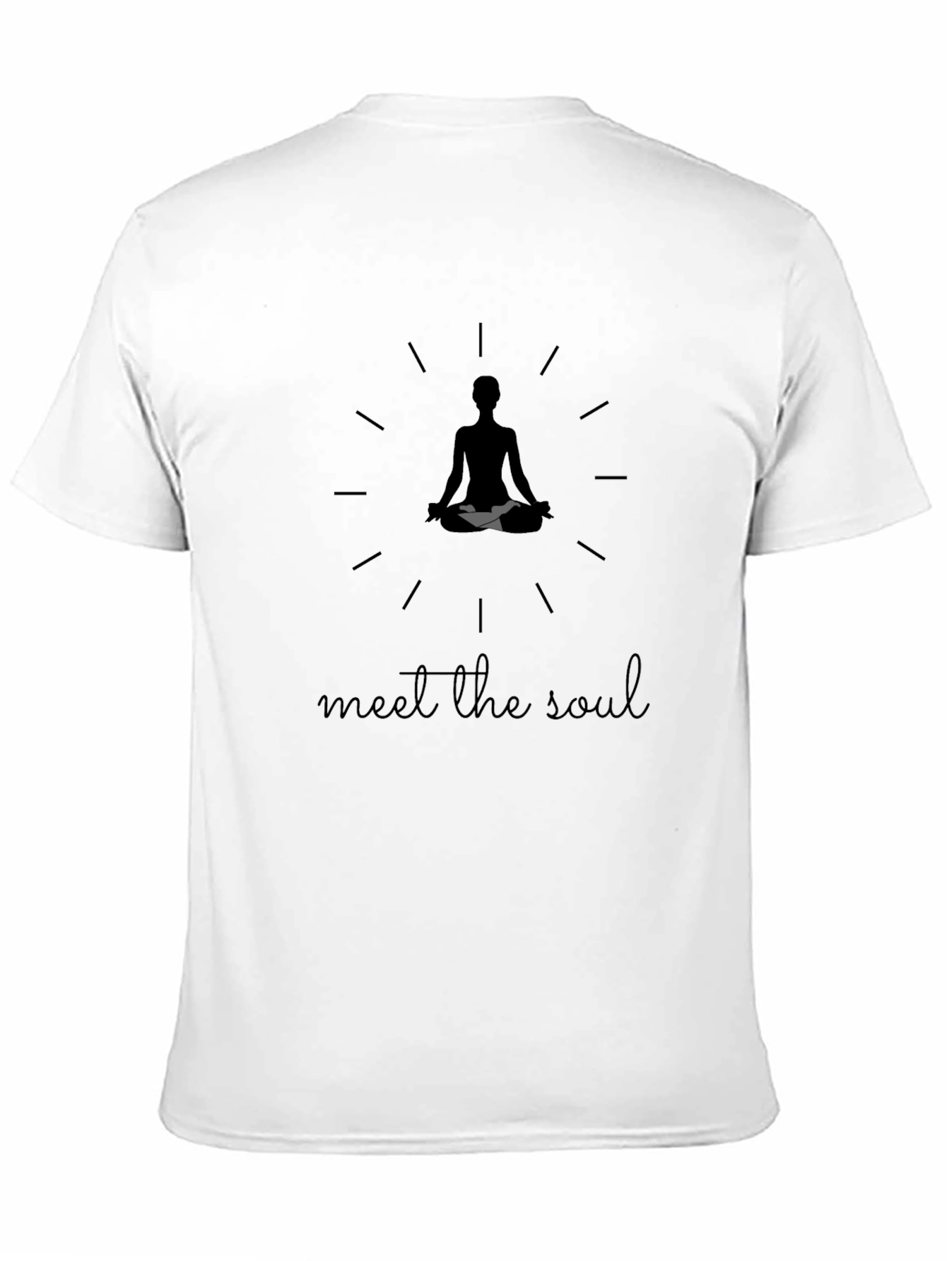 Meditate Your Soul T-Shirt - Black