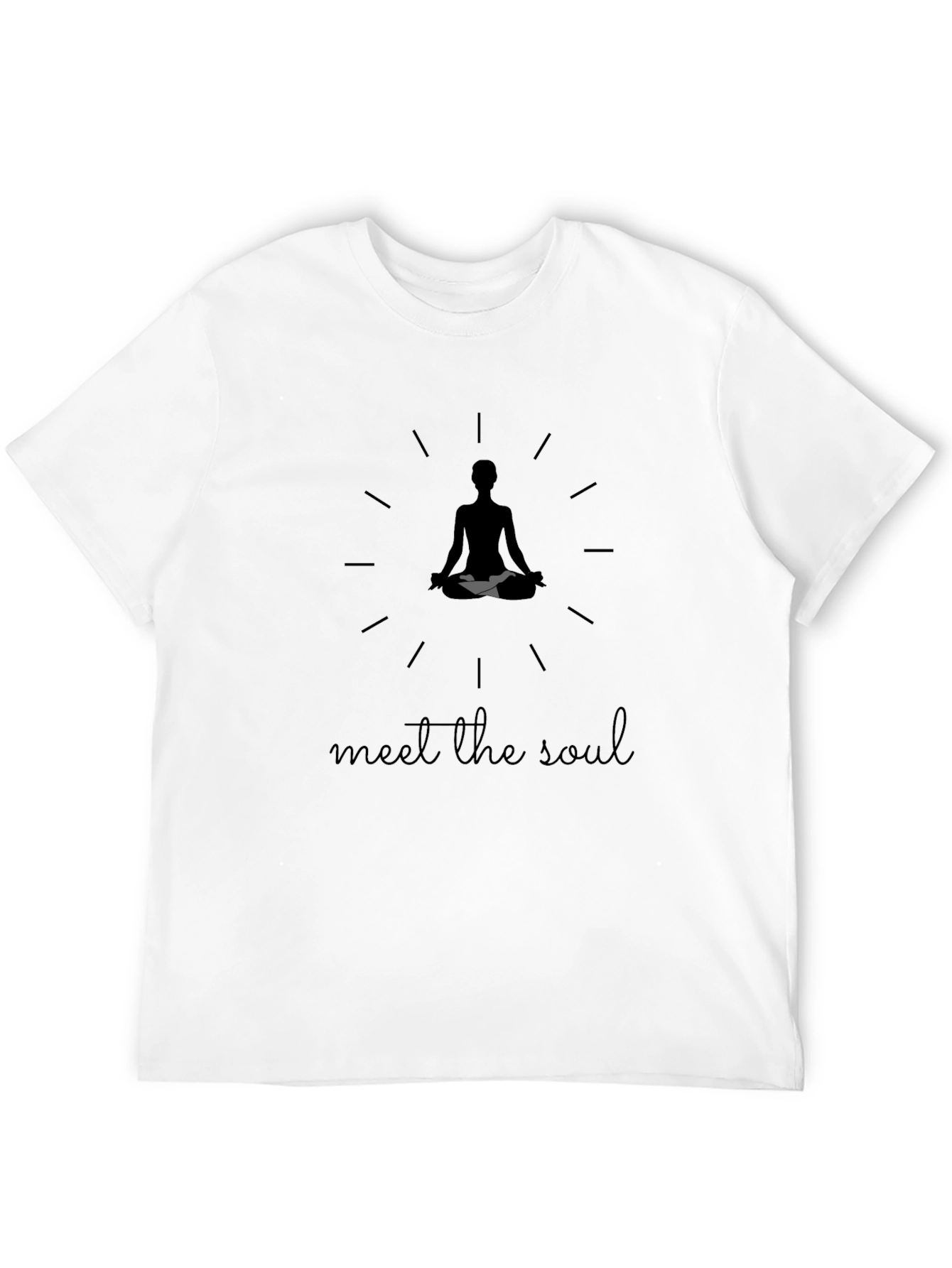 Meditate Your Soul T-Shirt - Black