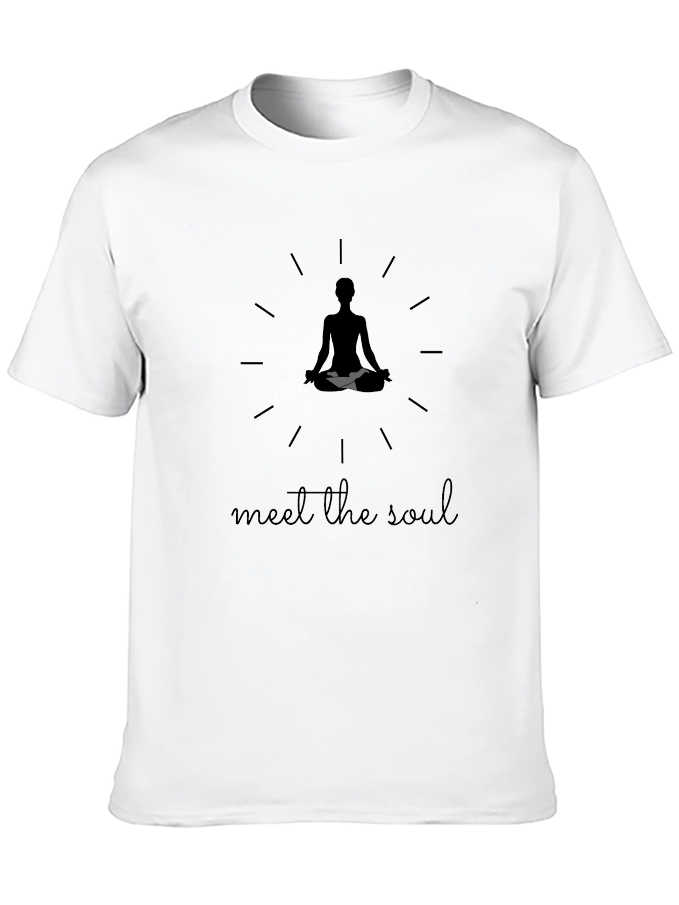Meditate Your Soul T-Shirt - Black