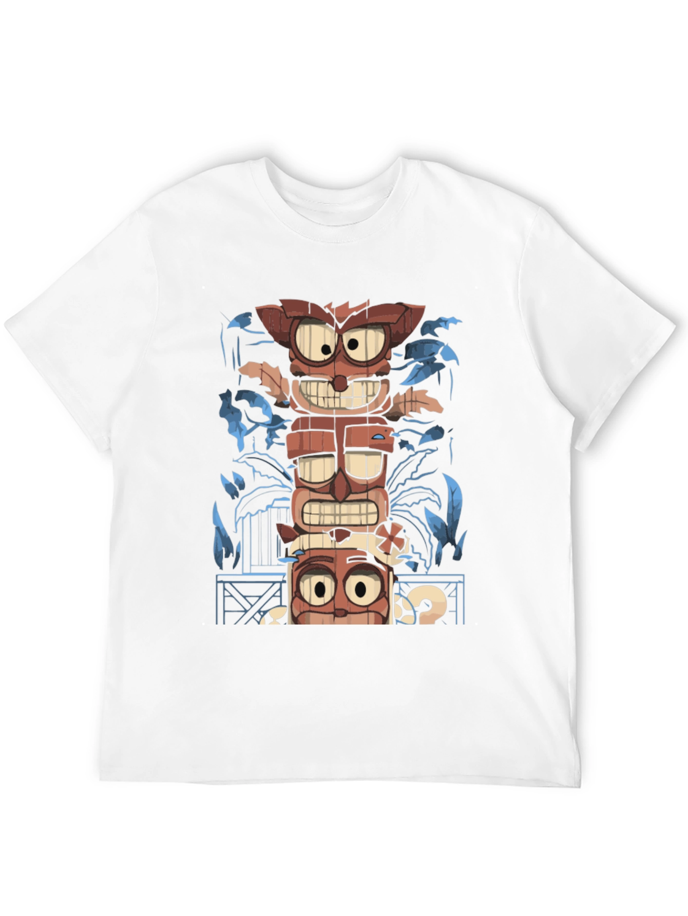 Tiki Totem Graphic Tee - Island Vibes T-Shirt