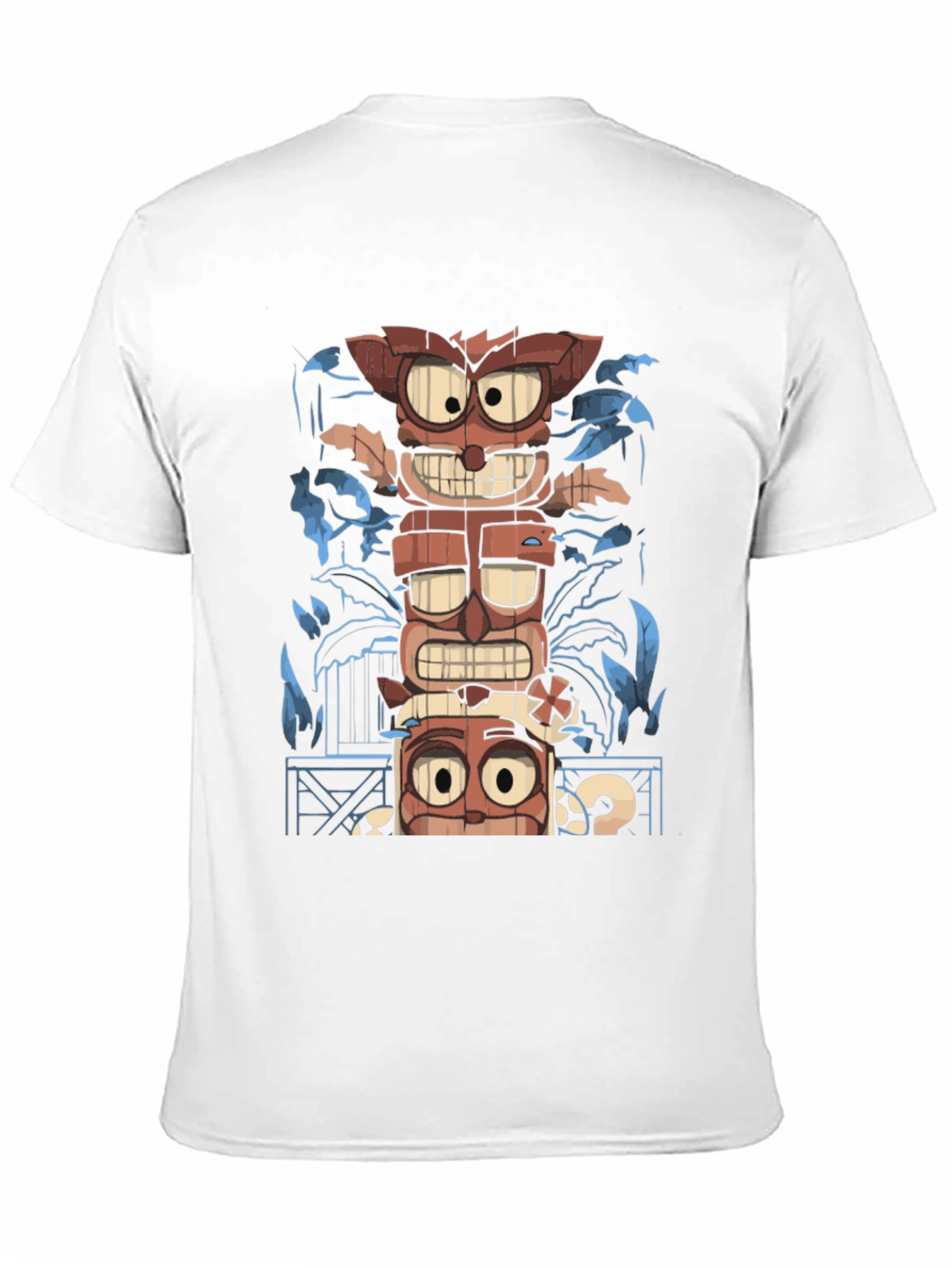 Tiki Totem Graphic Tee - Island Vibes T-Shirt