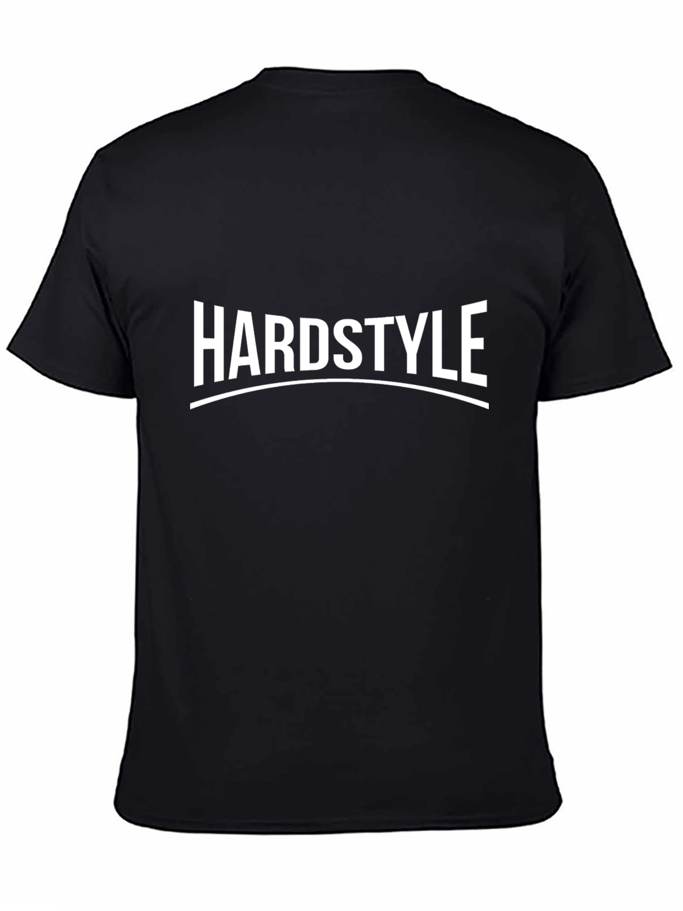 Hardstyle Graphic Tee - Black Cotton T-Shirt