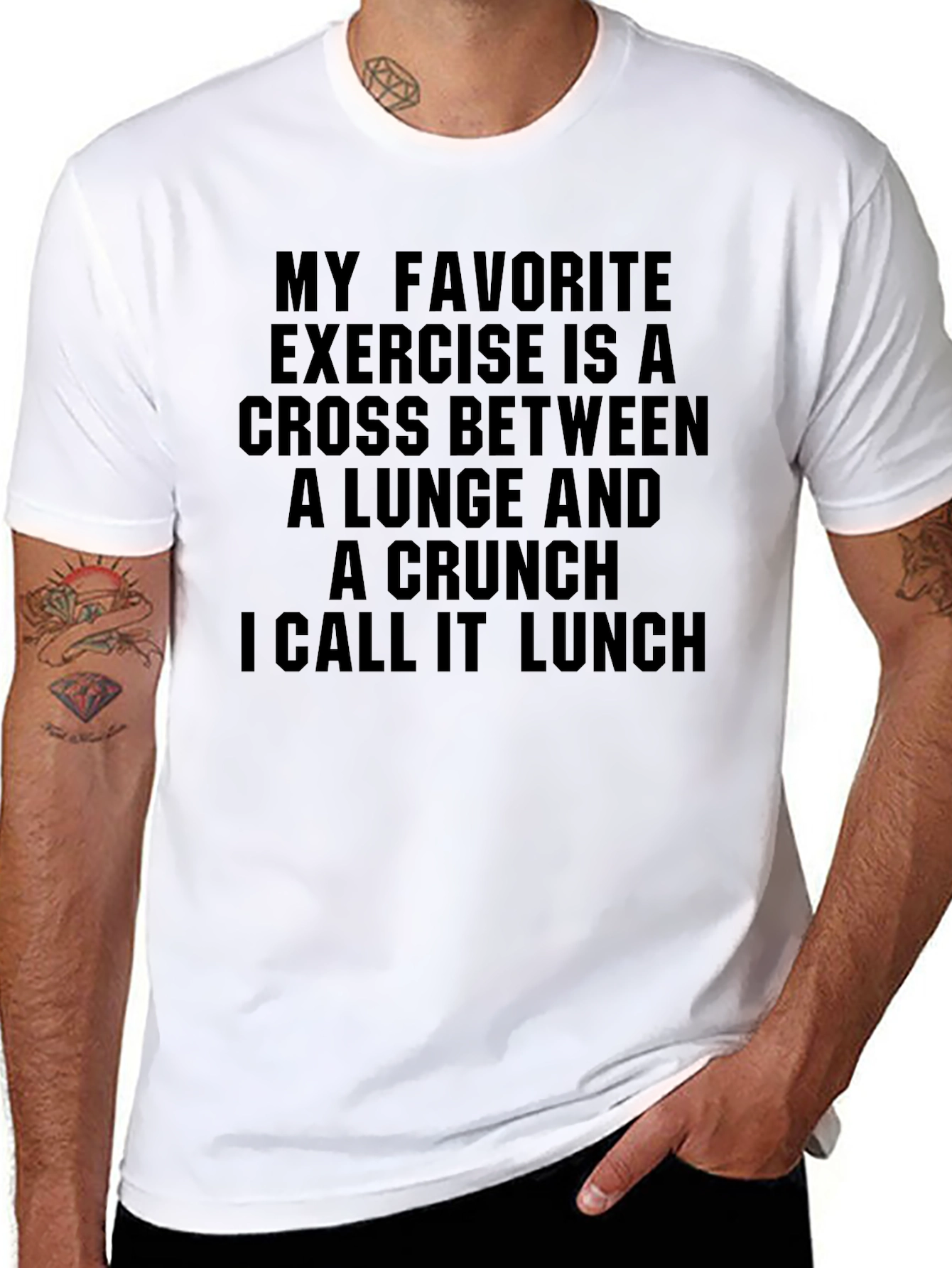 Funny Exercise Lunch T-Shirt