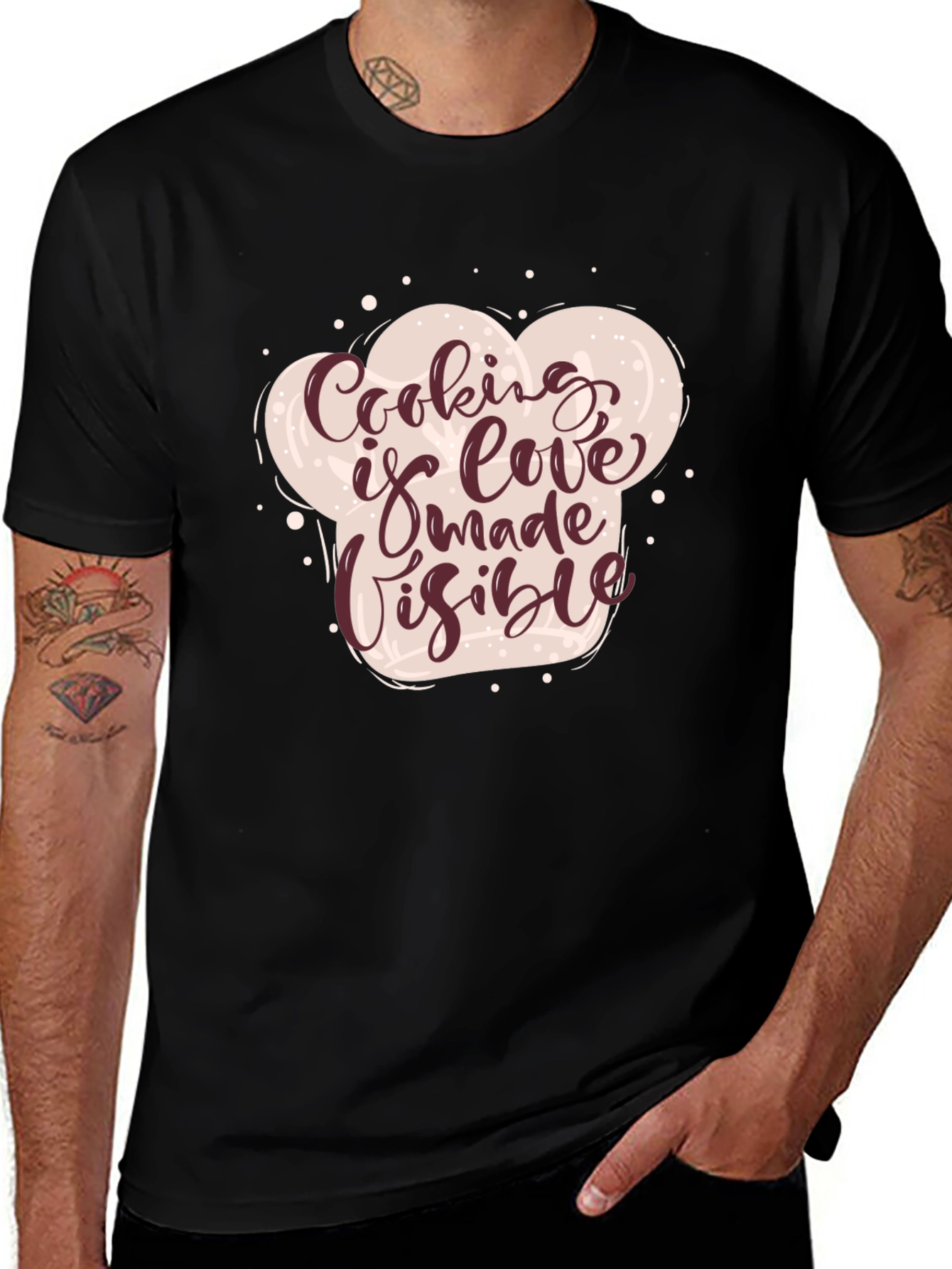 Cooking is Love Chef Hat Graphic Tee
