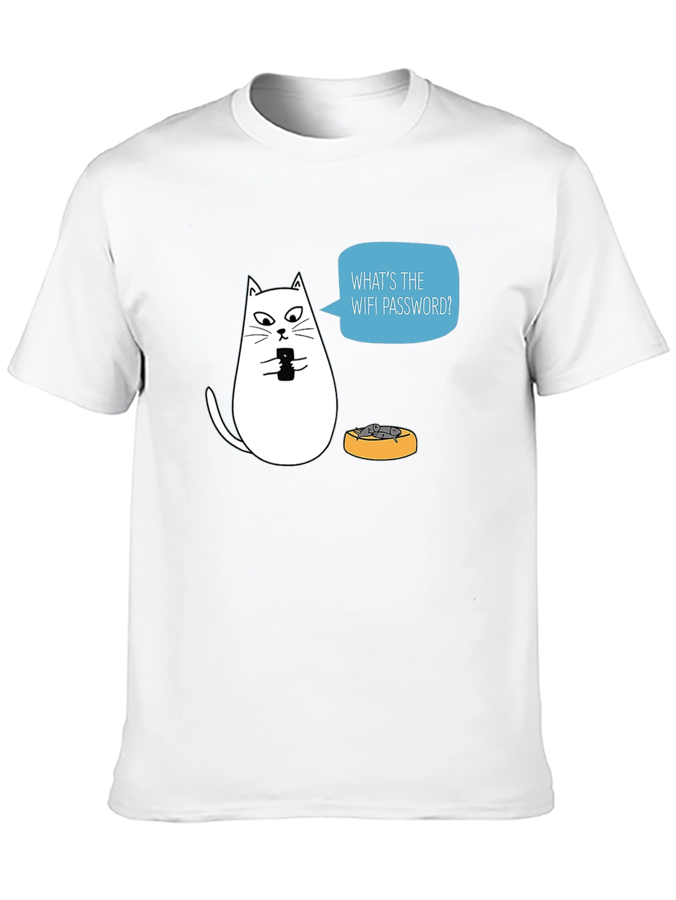Funny Cat WiFi Password T-Shirt