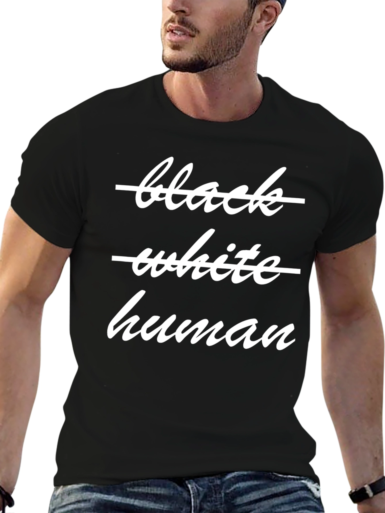 Black White Human Equality T-Shirt