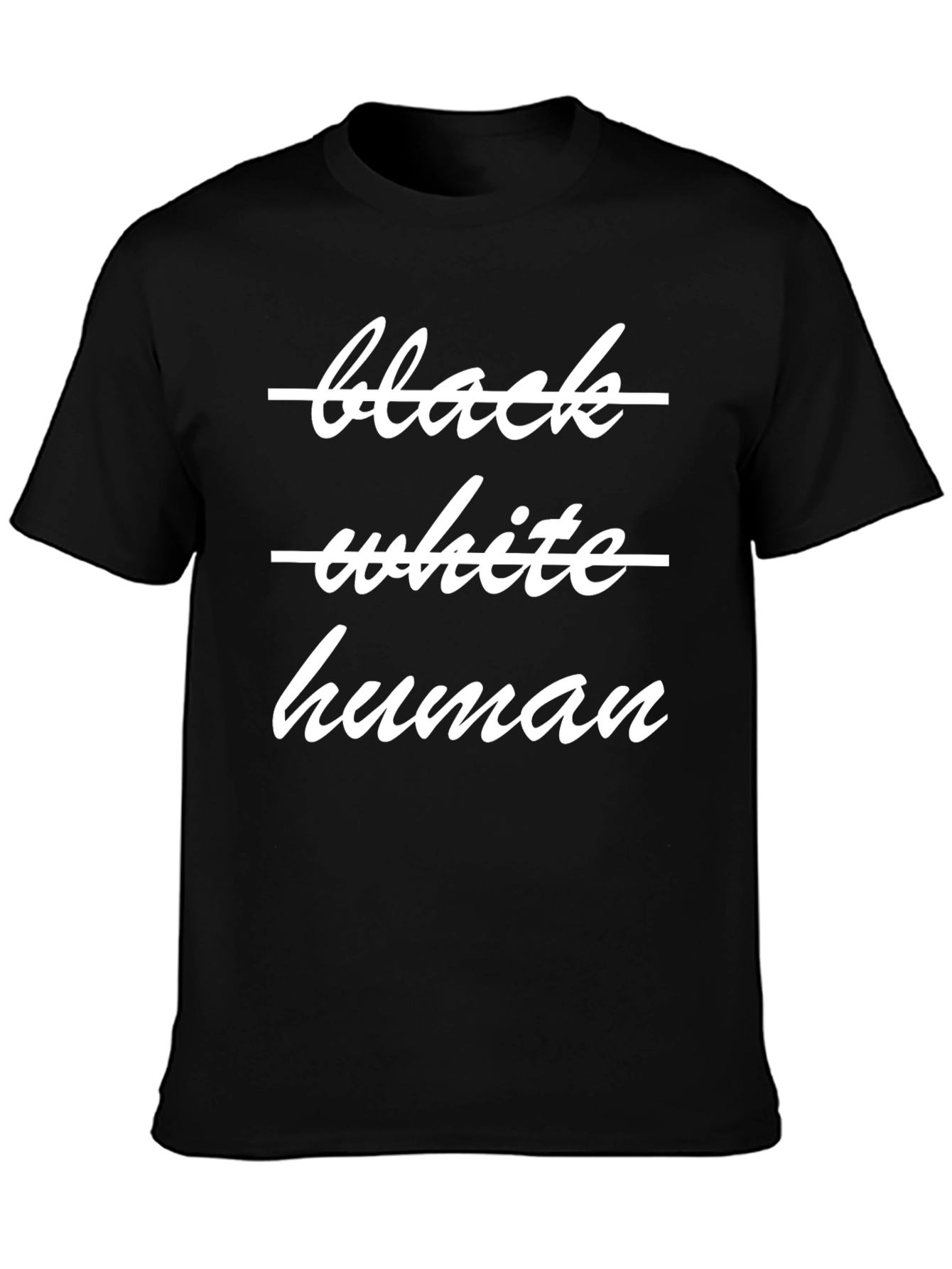 Black White Human Equality T-Shirt