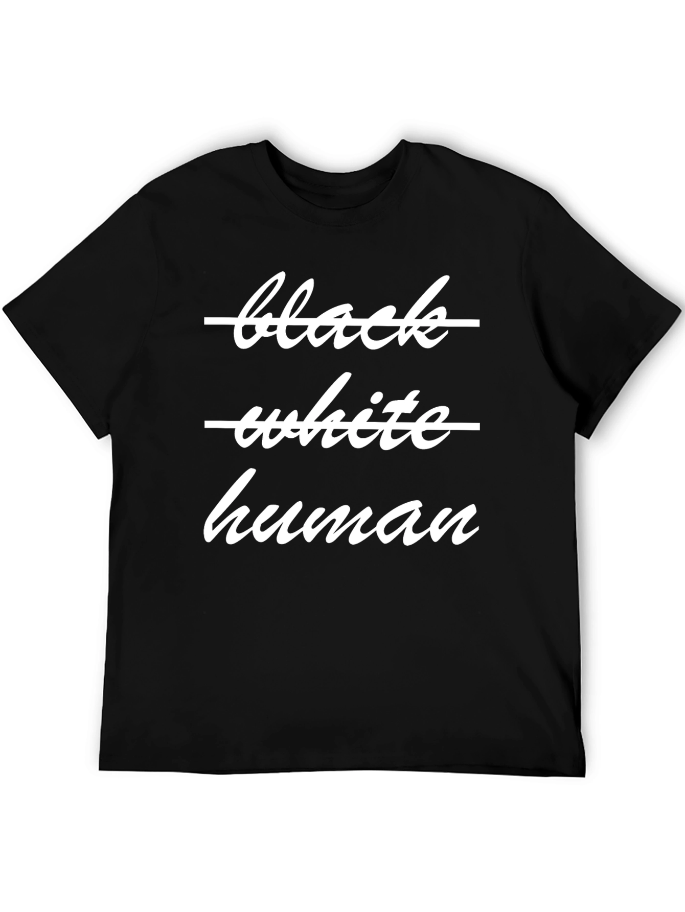 Black White Human Equality T-Shirt