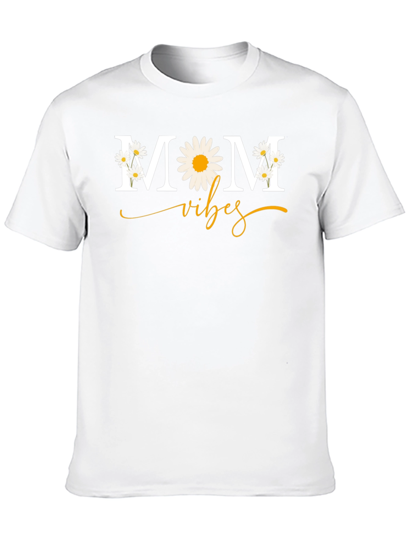 Mom Vibes Daisy Graphic T-Shirt