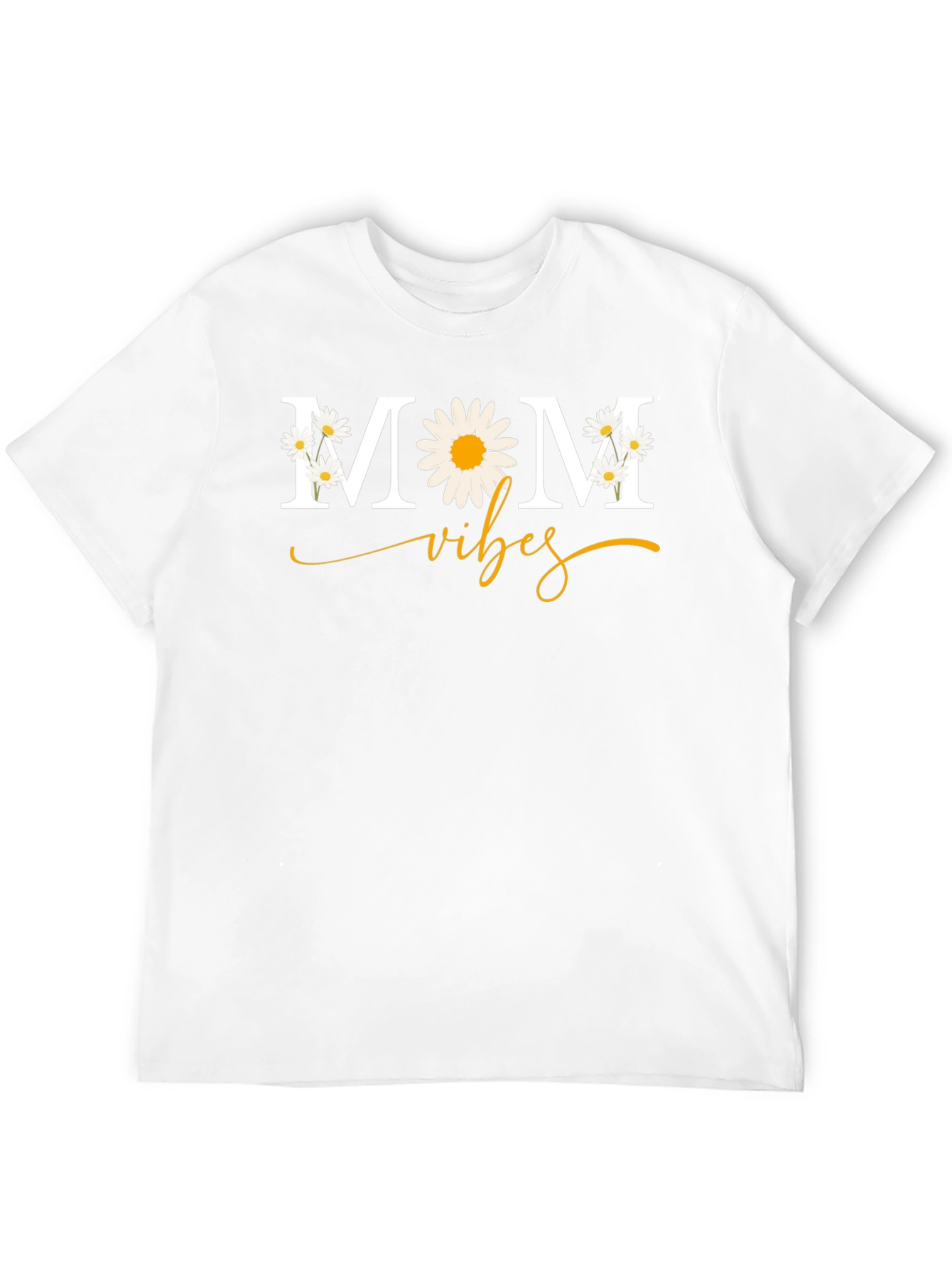 Mom Vibes Daisy Graphic T-Shirt