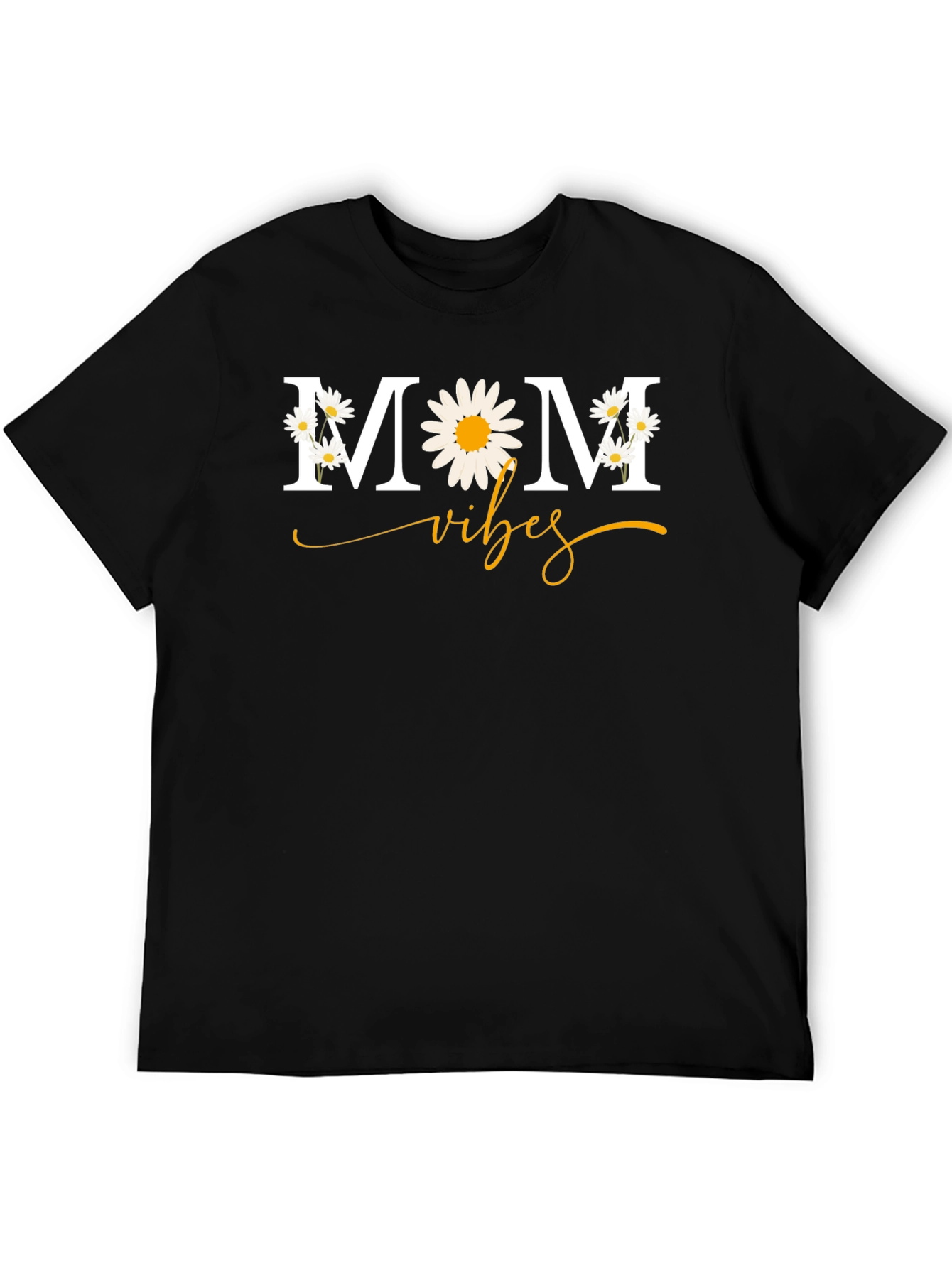 Mom Vibes Daisy Graphic T-Shirt