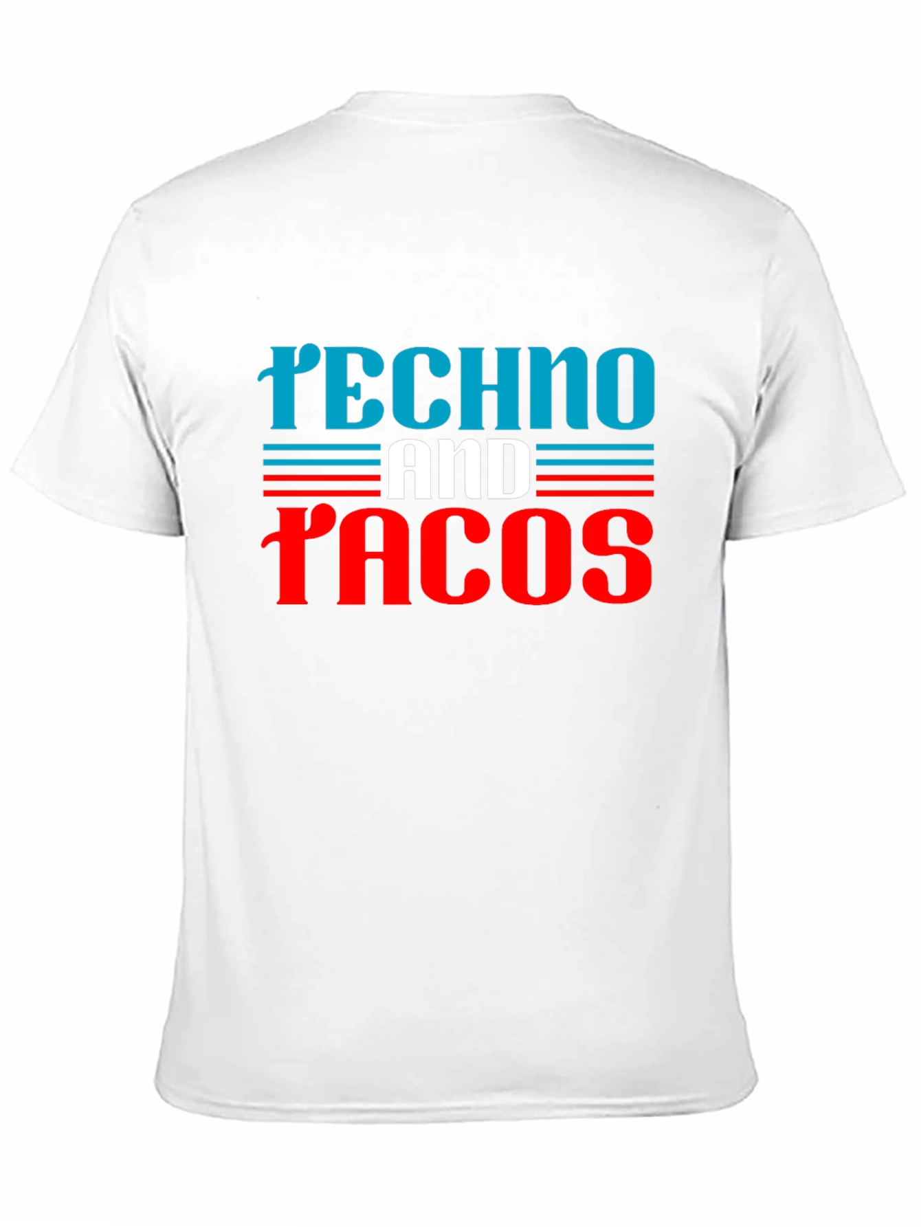 Techno and Tacos Graphic Tee - Black